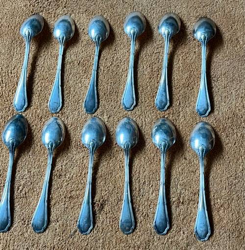 Couverts Ercuis - 12 petites cuillères