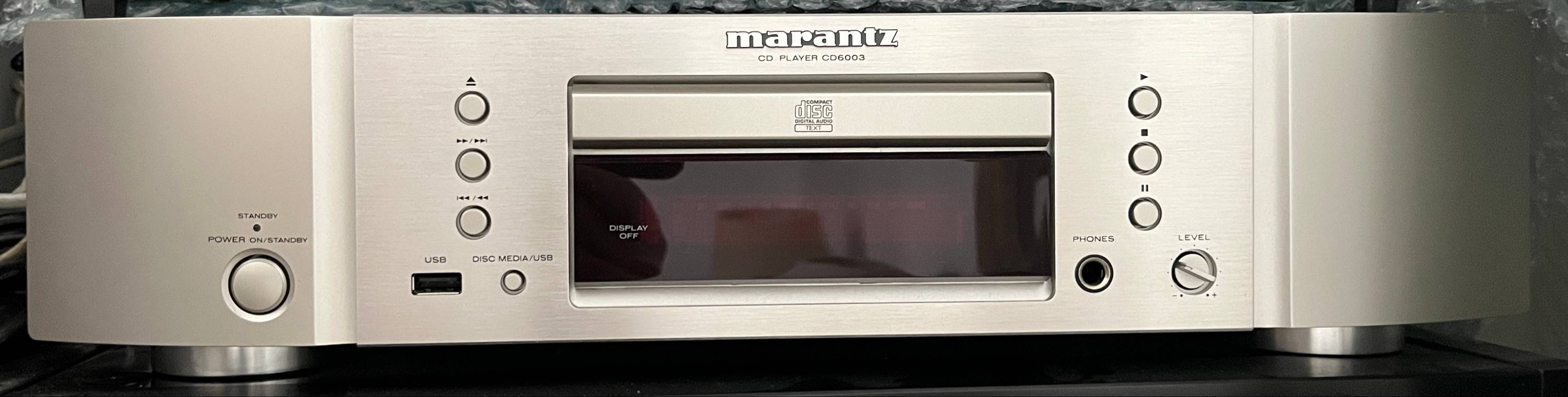 Vends hi-fi, lecteur CD Marantz CD6003 Sylver