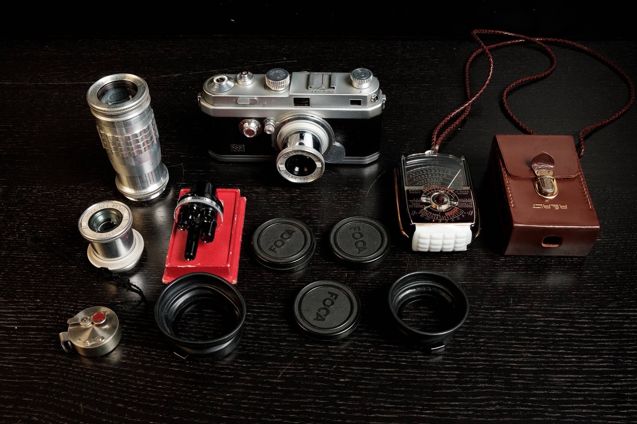 Vends appareil photo argentique Foca complet dans son coffret d’origine