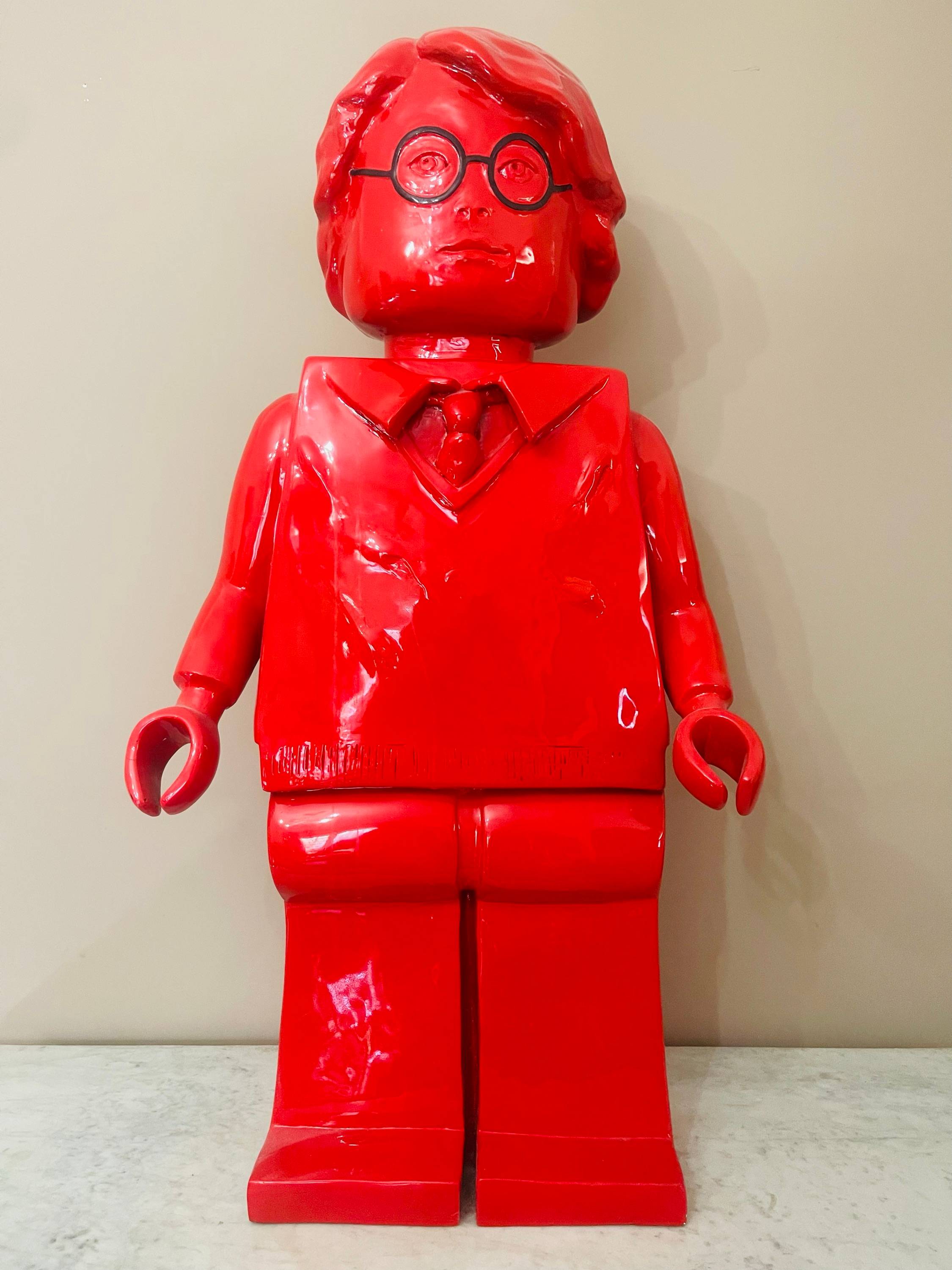 Vends duo de sculptures "Lego Harry Potter", Béatrice B., résine laquée
