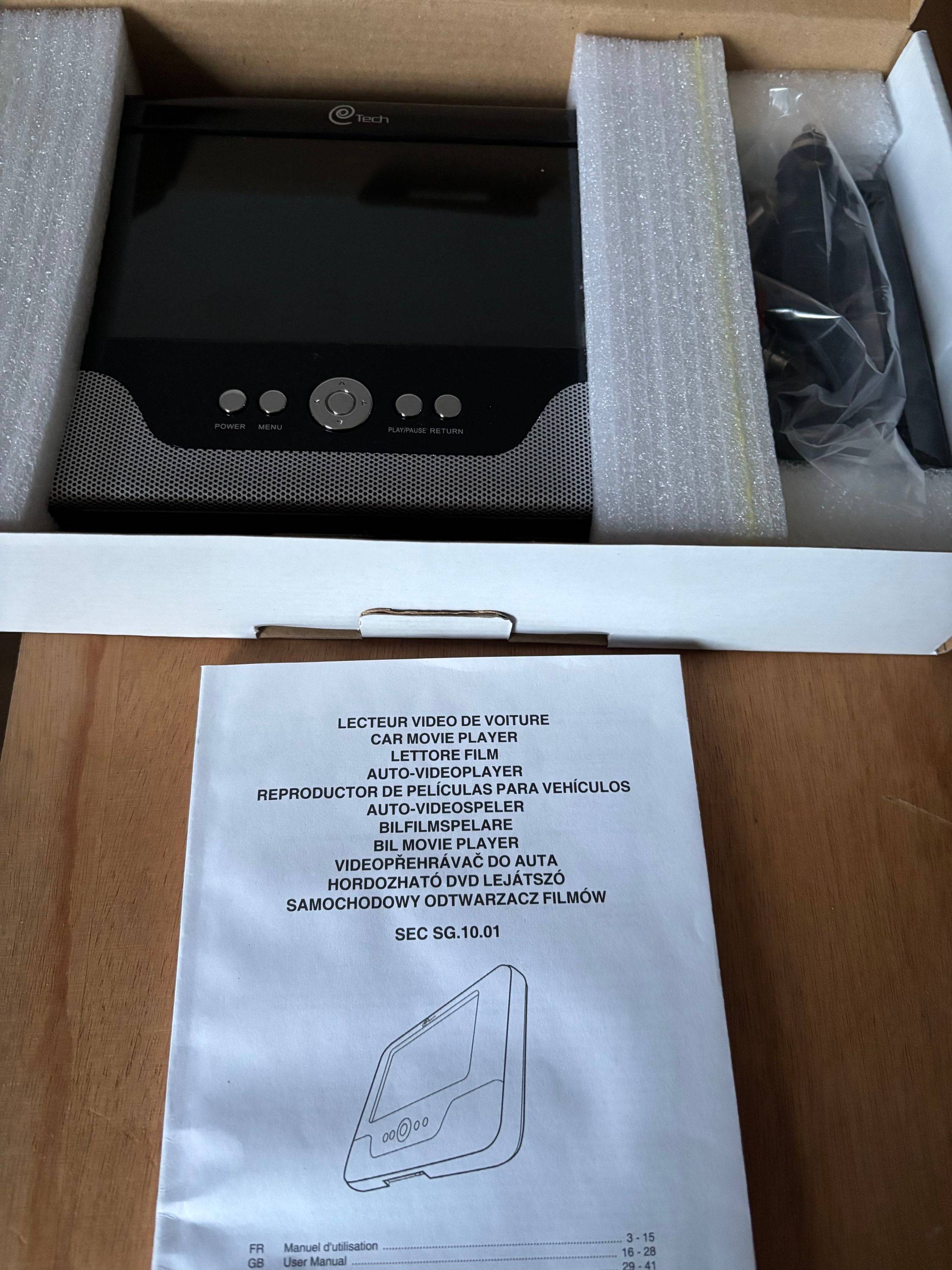 Vends lecteur vidéo de voiture tech neuf