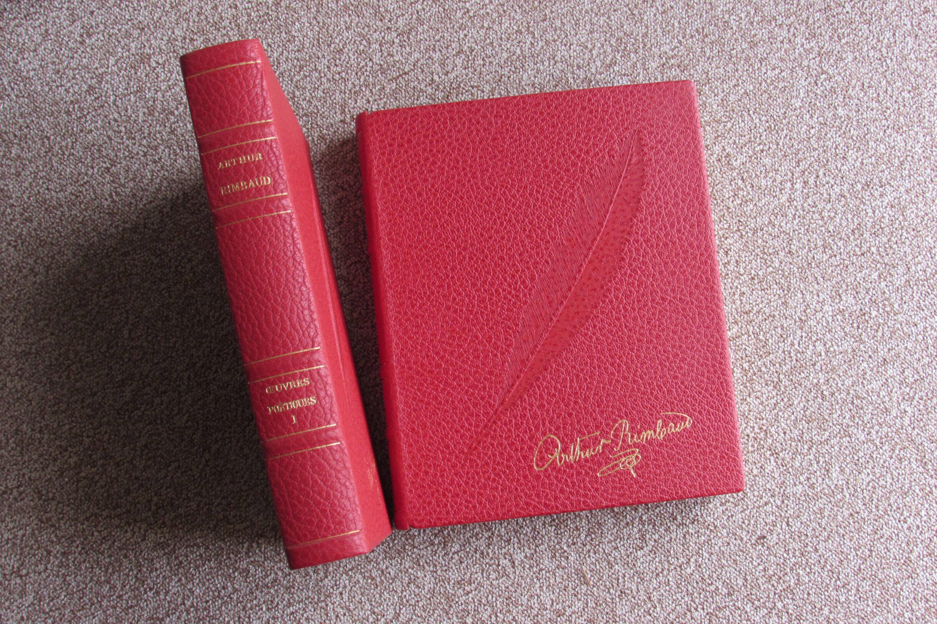 Vends œuvres poétiques de Rimbaud, tomes 1 et 2
