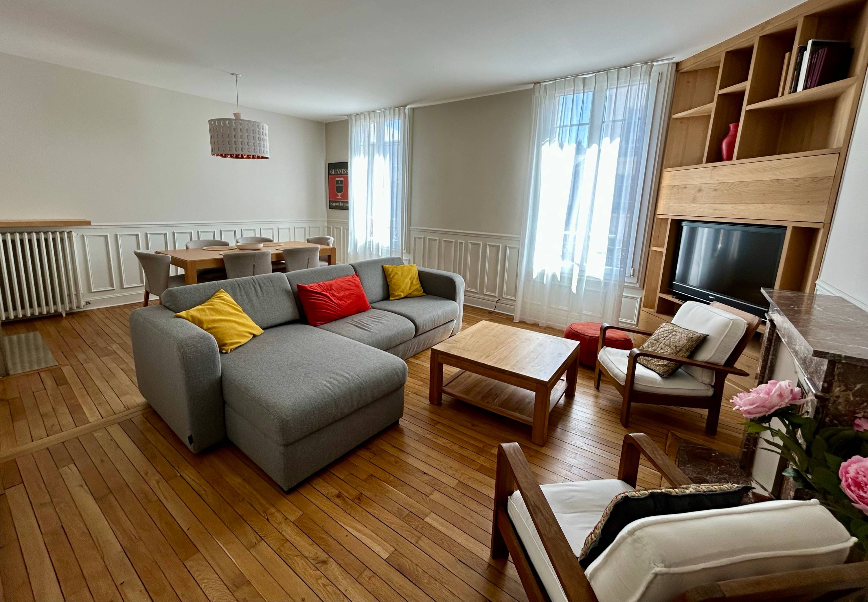 Loue appartement meublé - 70m² - hyper-centre Reims