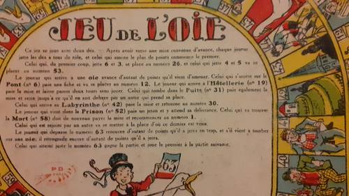 Vends jeu de l’Oie