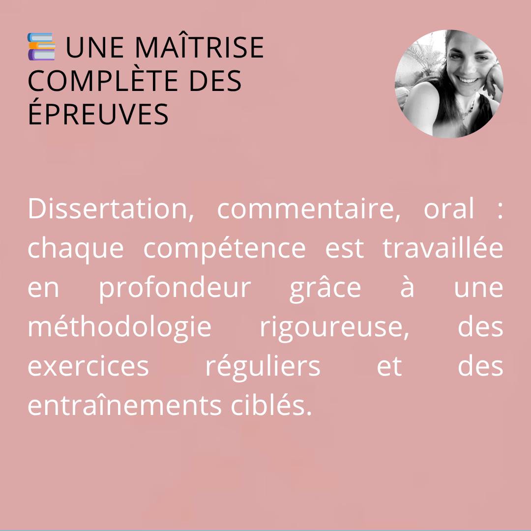 Propose préparation d’excellence au bac de Français