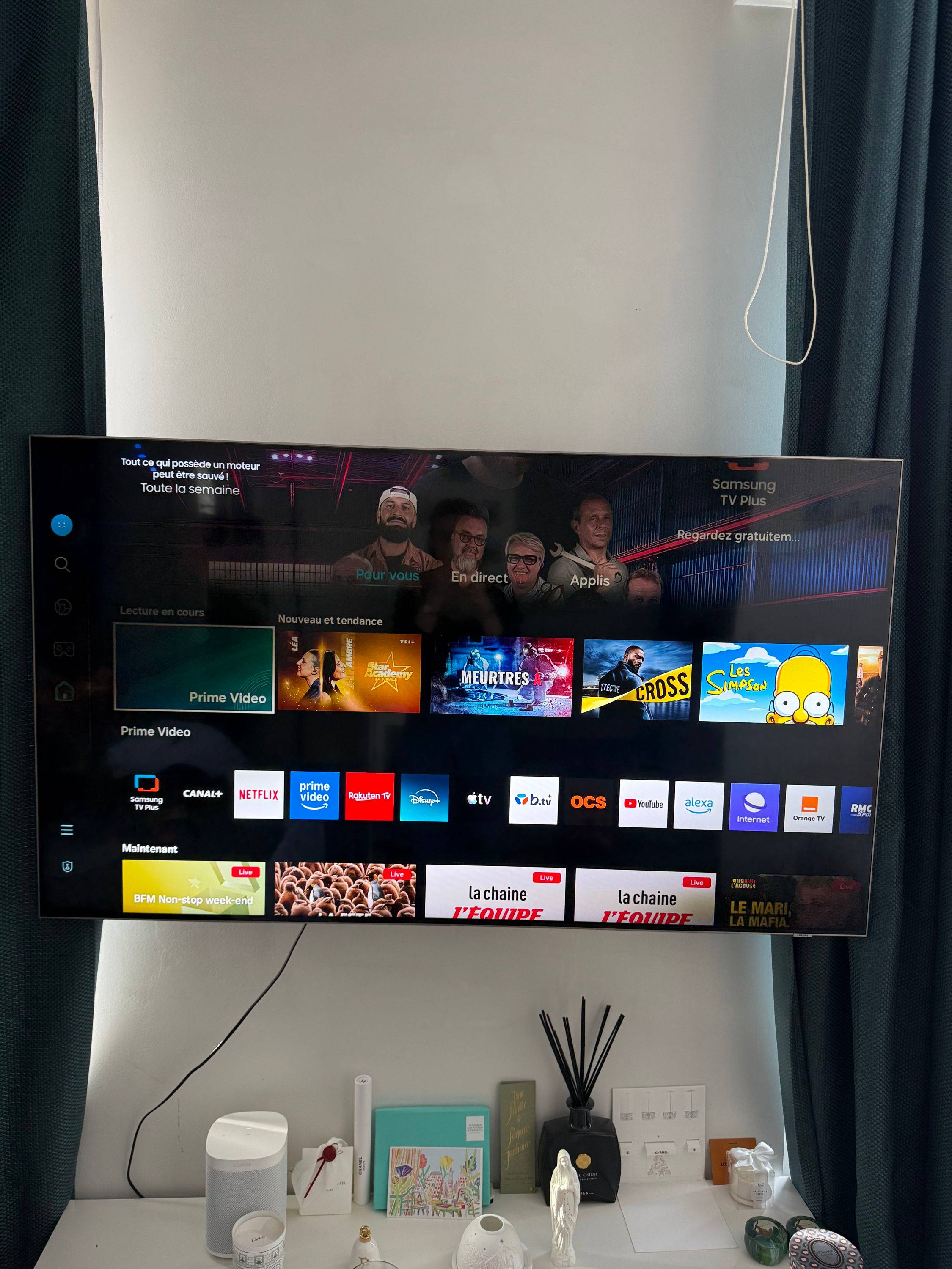 Vends TV Samsung QLED 55 pouces 139 cm