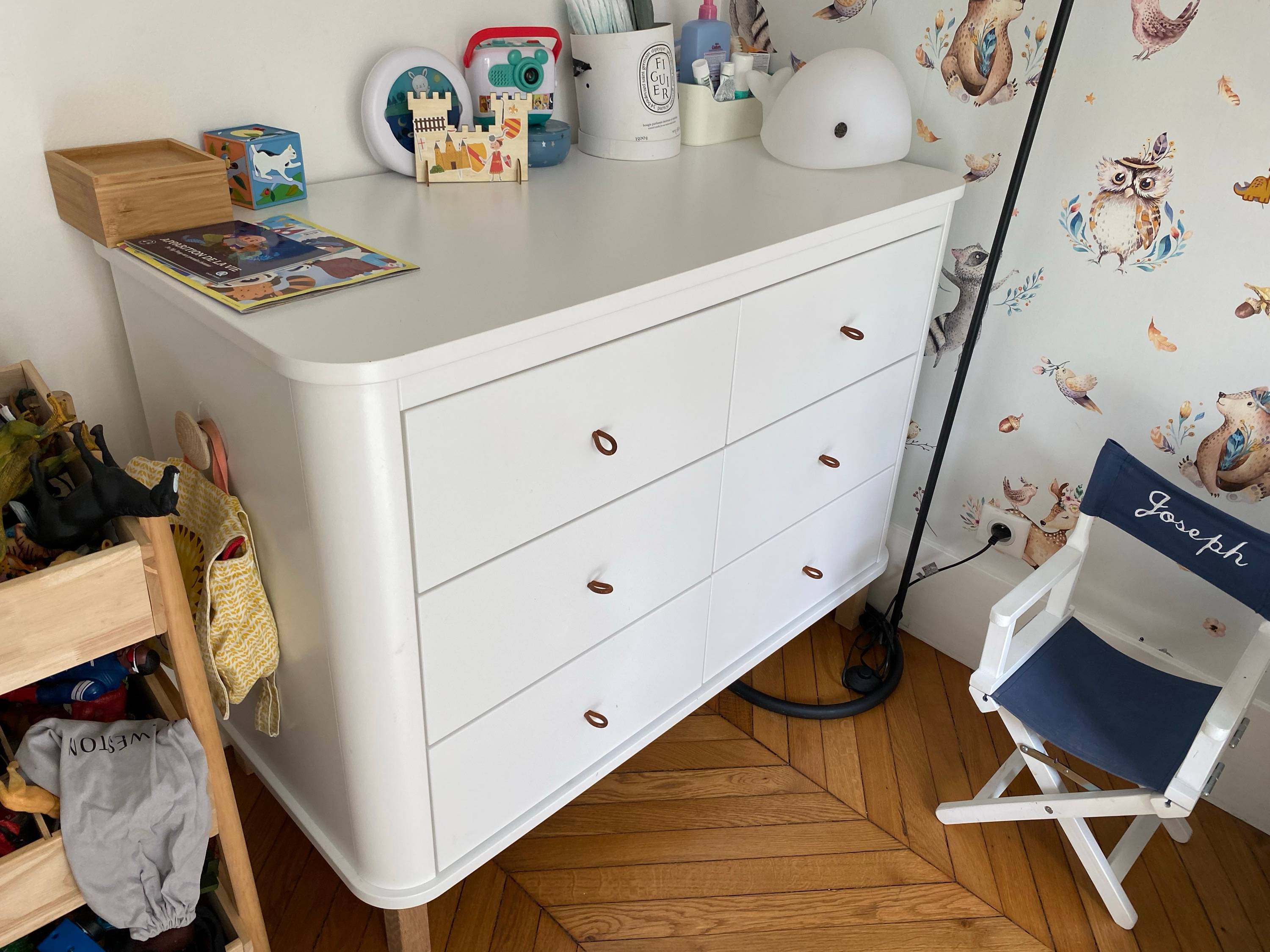 Vends commode et plan à langer Oliver Furniture