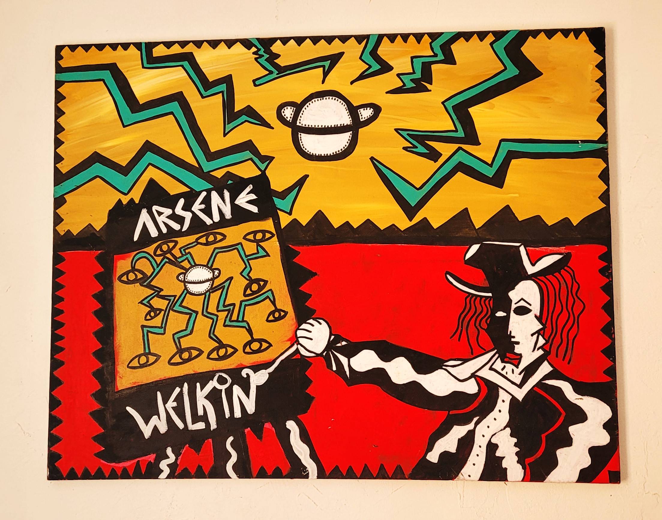 Vends peinture - Format (73 x 92 cm) - Autoportrait - Arsène Welkin (2020)