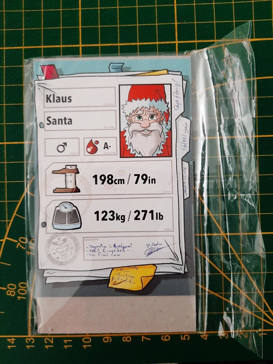 Vends carte goodies Klaus Santa pour Doctor Panic neuve