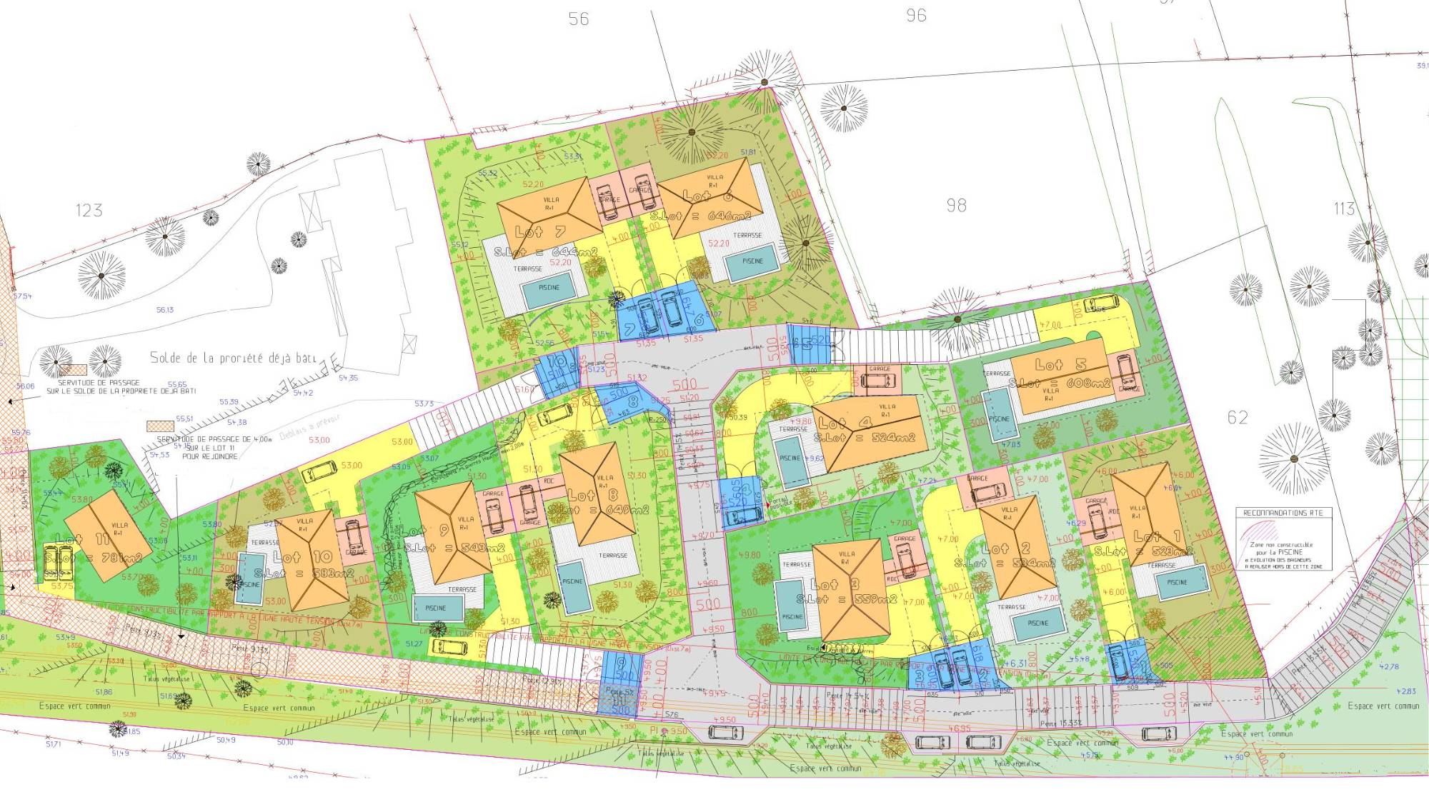 Vends terrain - 511m² - Ollioules