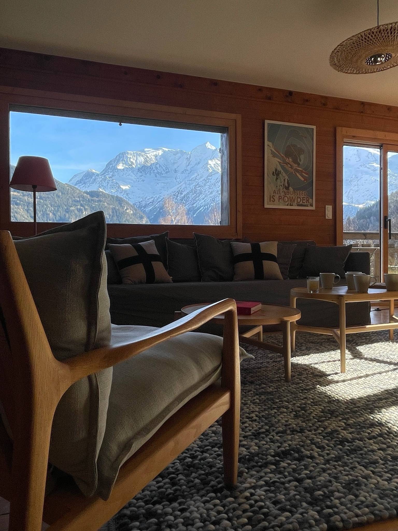 Loue grand chalet familial rénové récemment - 15 couchages, face au Mont Blanc à Saint-Gervais-les-Bains (74)