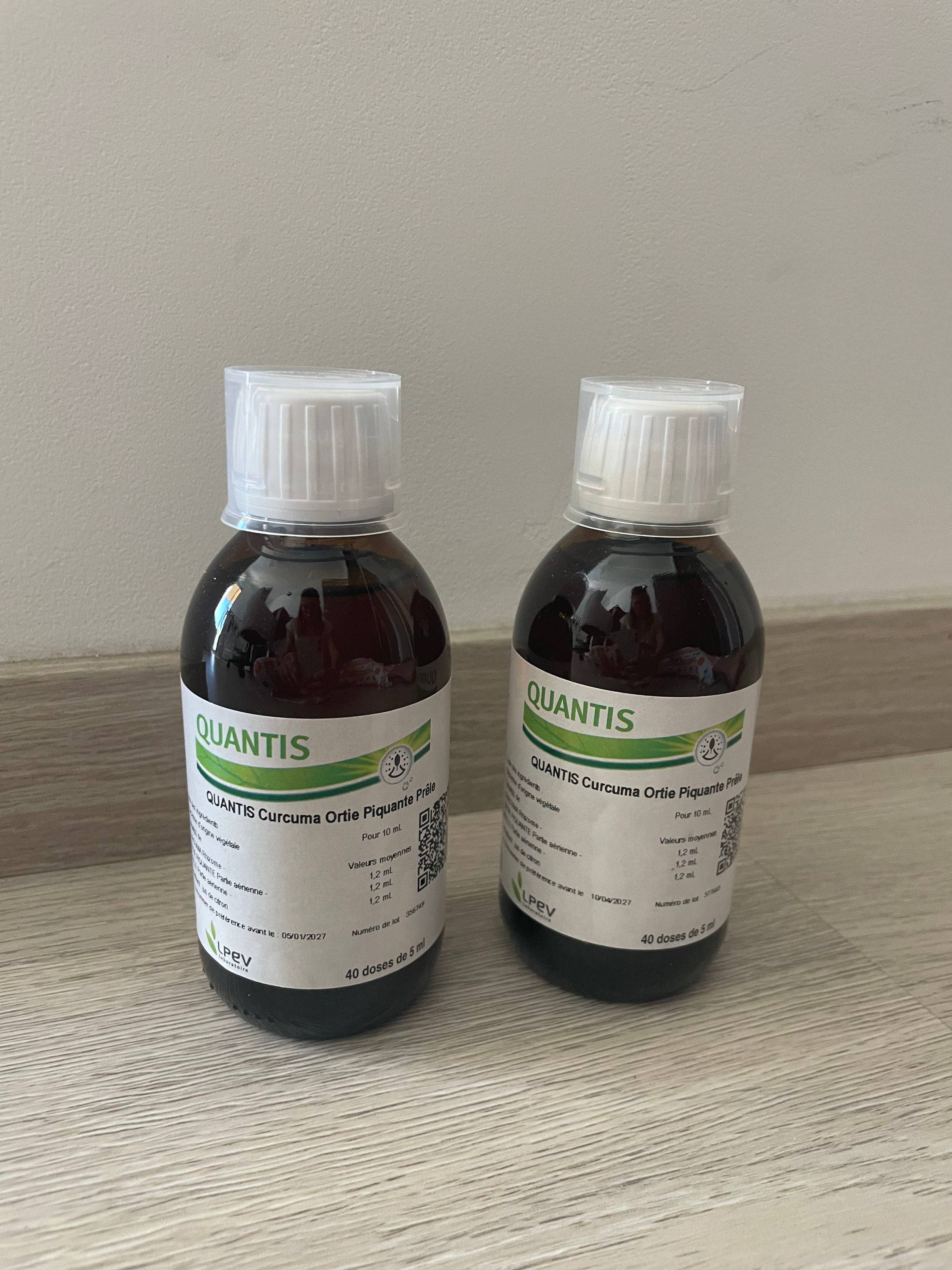 Vends 2 flacons Quantis LPEV – Curcuma / Ortie piquante / Prêle – Neufs et scellés