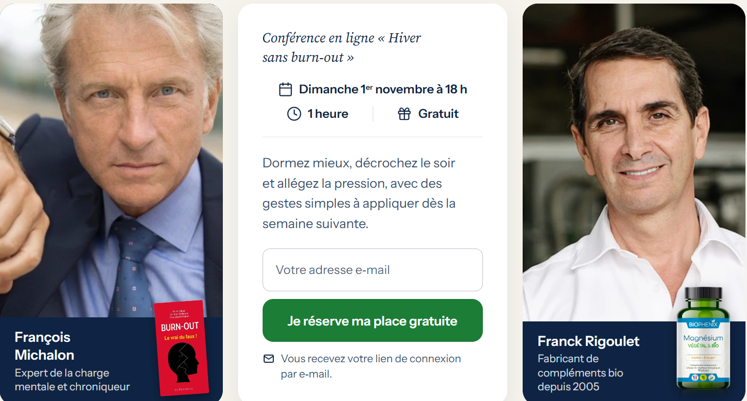 Propose conférence en ligne le 1er novembre sur le stress hivernal