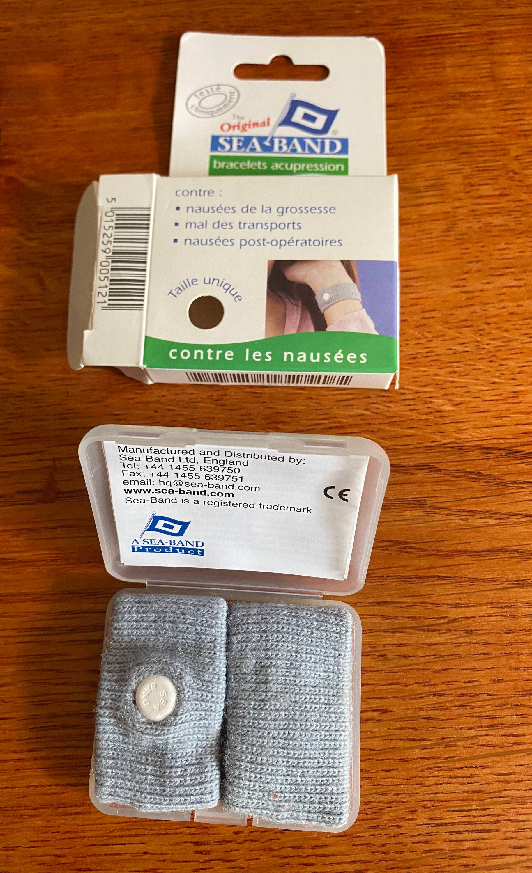 Bracelet acupression Sea band