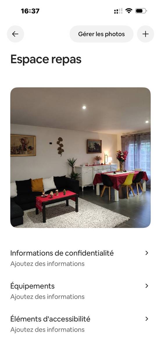 Une photo de l’annonce