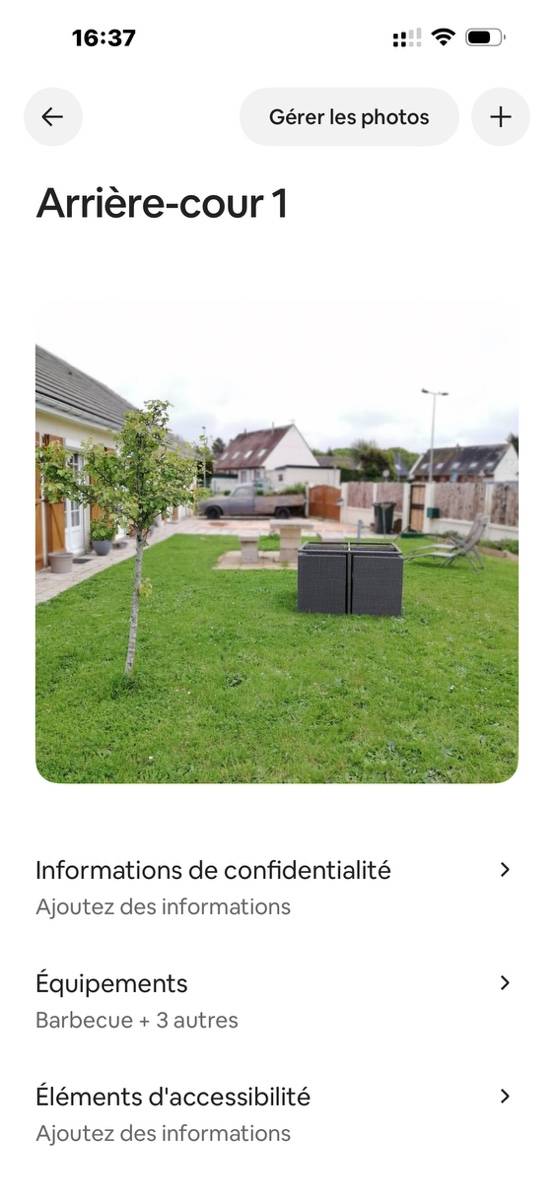 Une photo de l’annonce