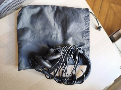 Micro-casque filaire binaural - casque de téléphone - téléphonie de bureau - comme neuf