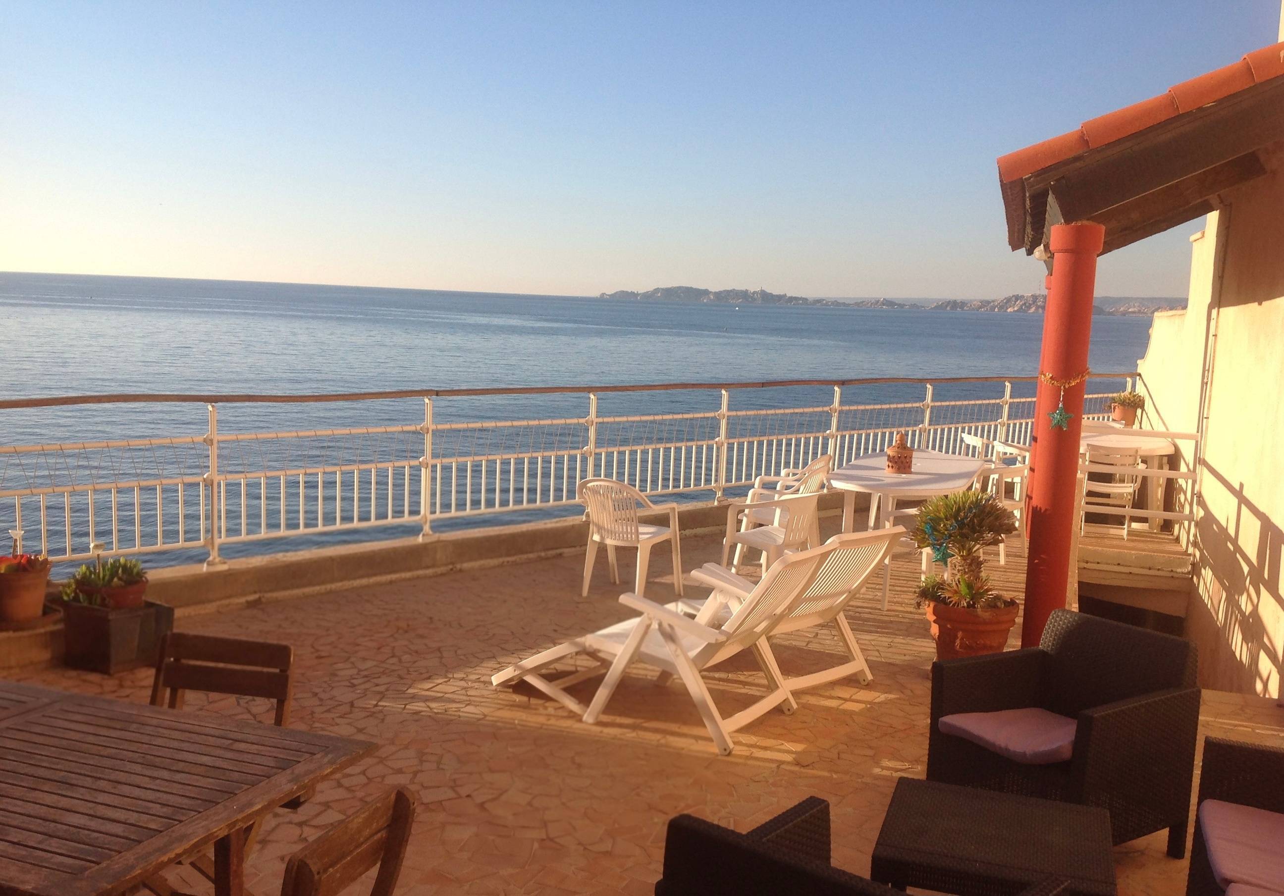 Loue villa, vue directe mer. À proximité immédiate des calanques 8 couchages