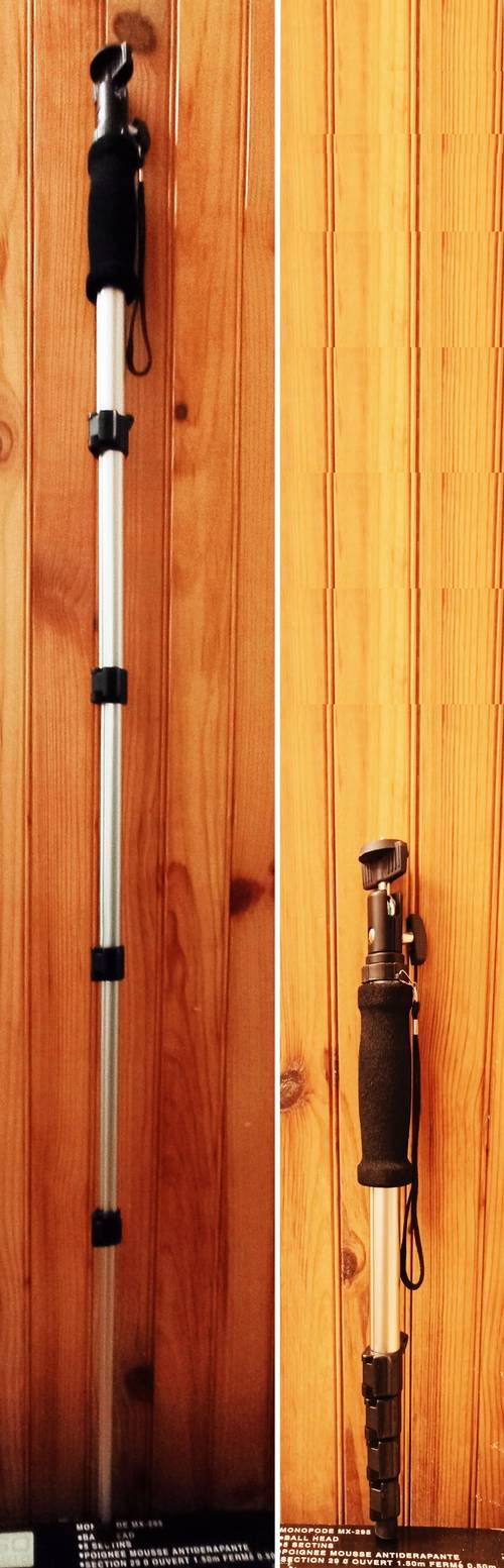 Vends monopode photo télescopique ISO PHOTO MX-295 avec rotule sphérique