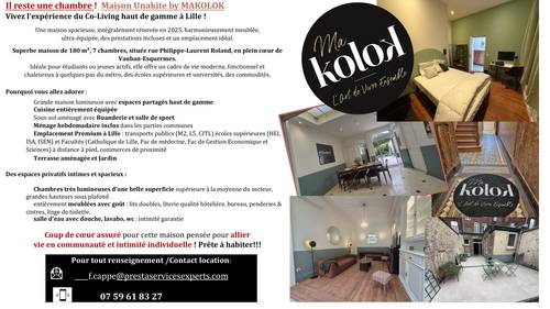 Loue maison 180m²