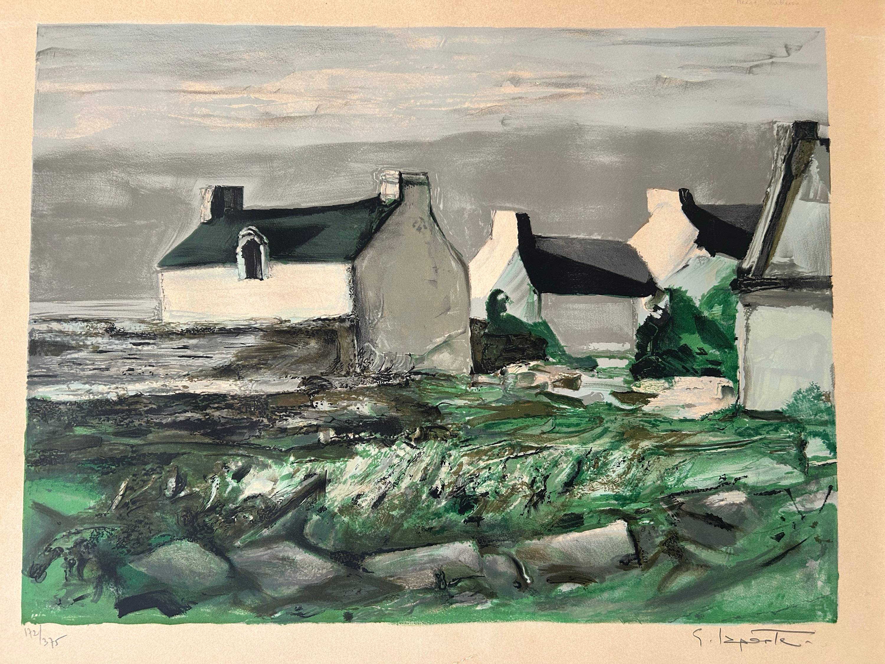 Lithographie de Georges Laporte