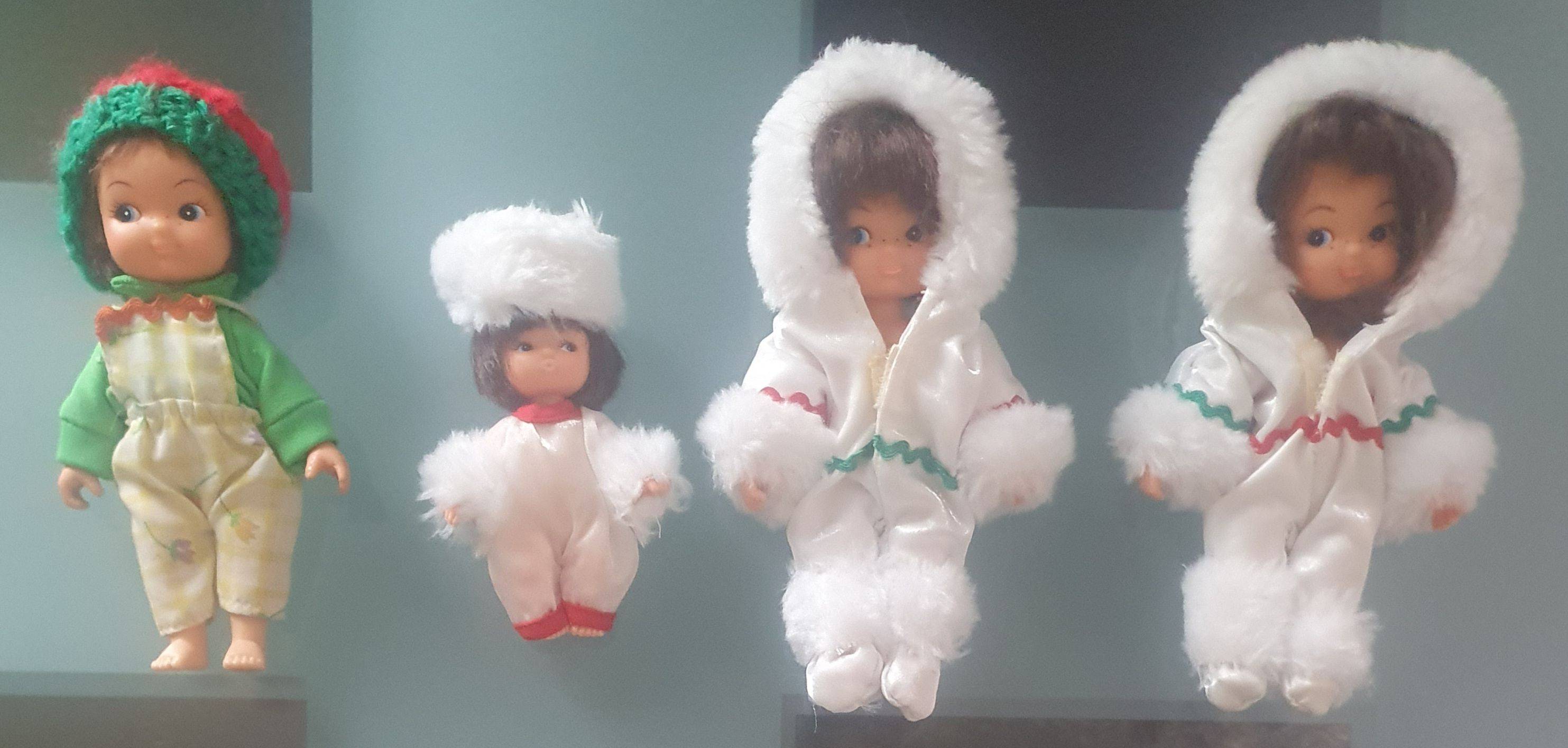 Vends lot de 4 anciennes poupées de collection Glady Delavennat, vintage 1987