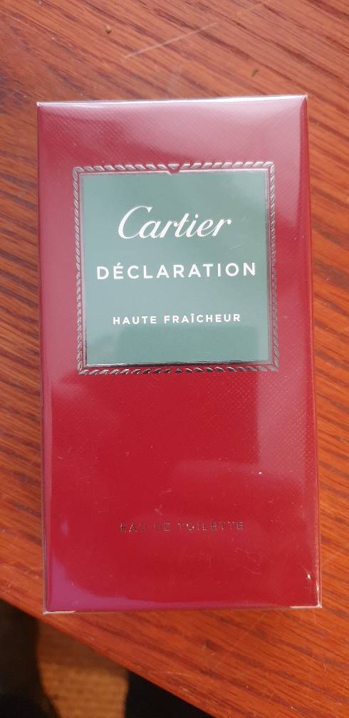 Vends parfum Cartier "Déclaration" haute fraîcheur eau de toilette 50ml