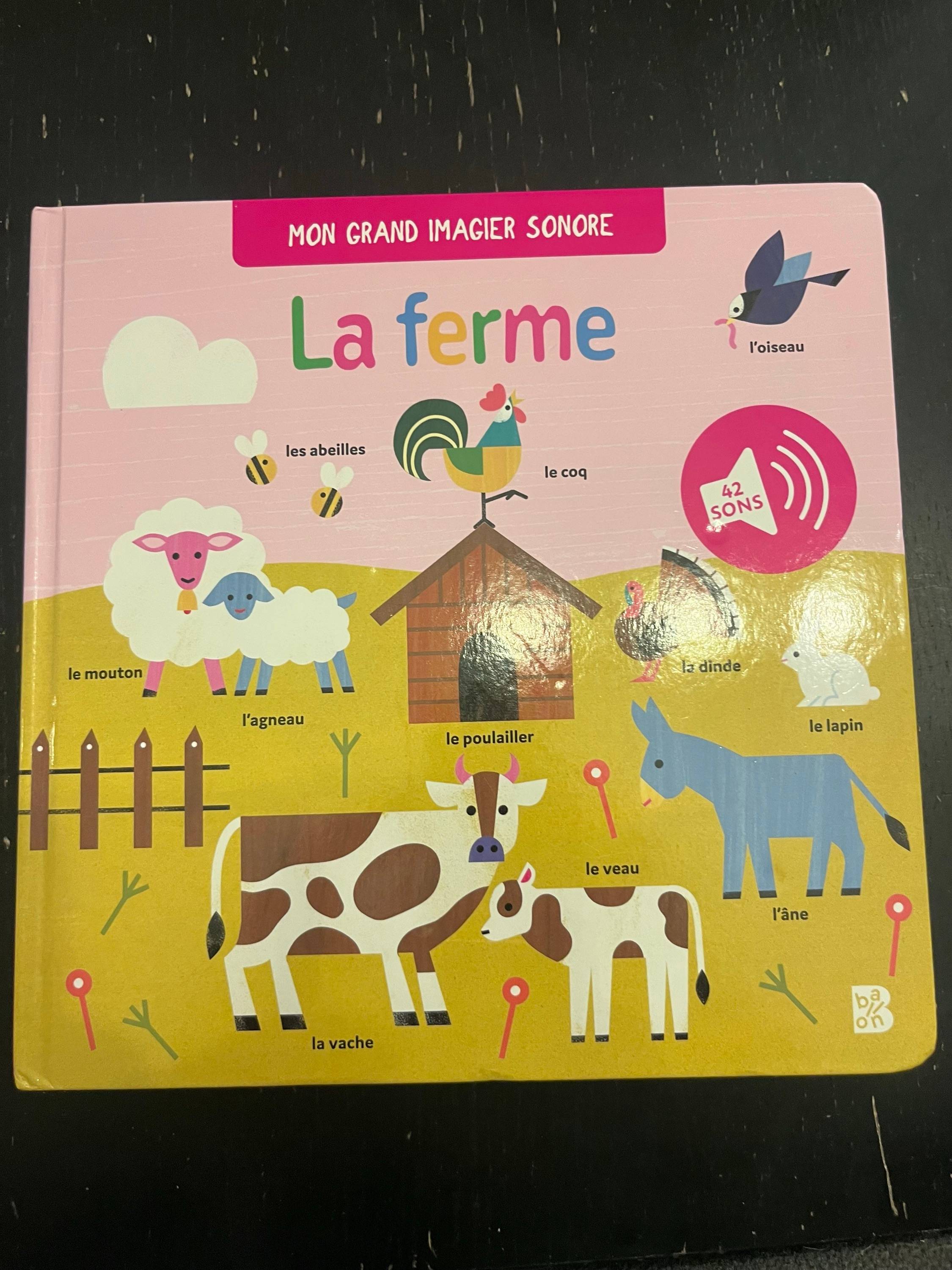 Vends la ferme imagier sonore