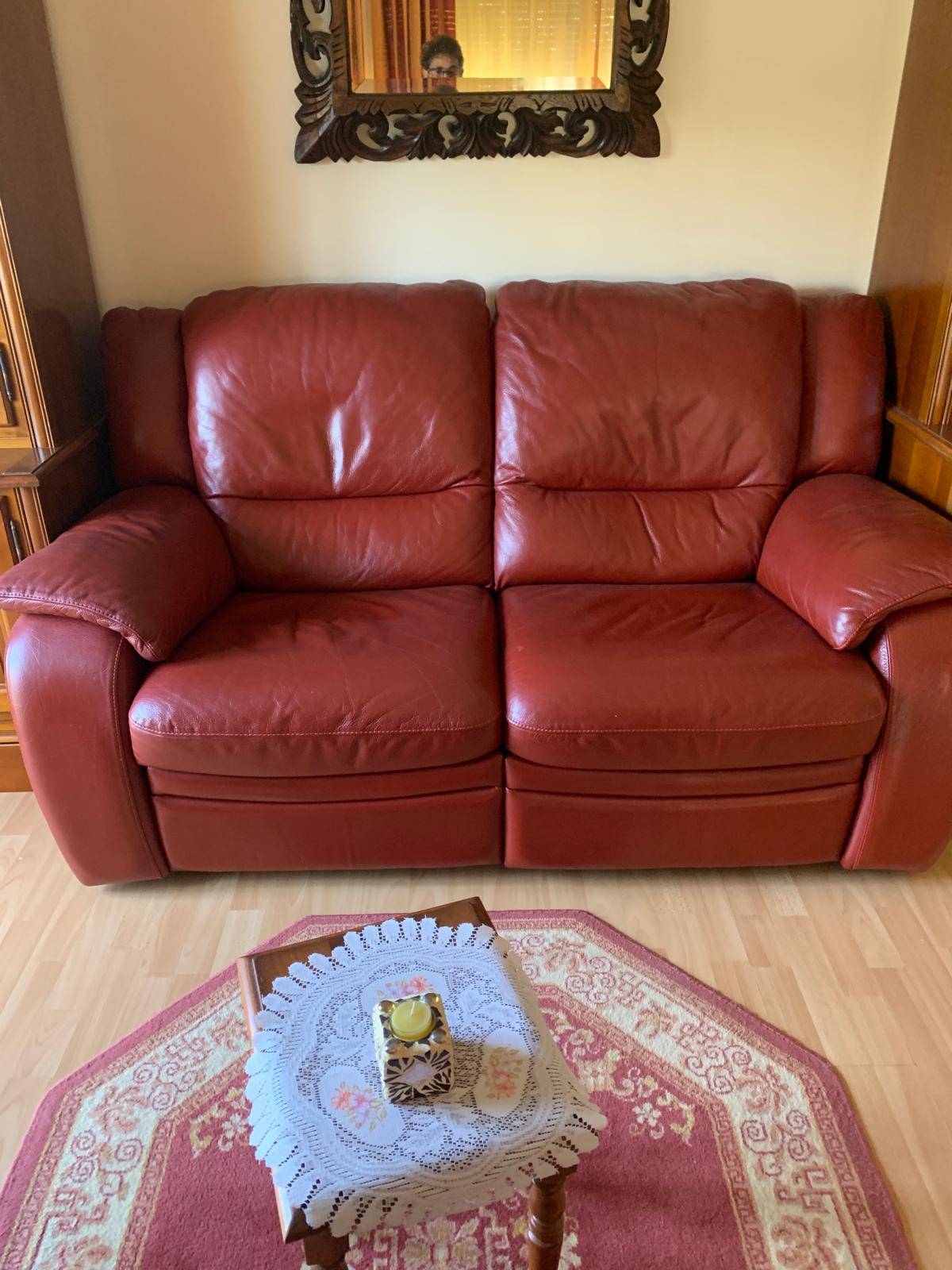 Vends canapé en cuir