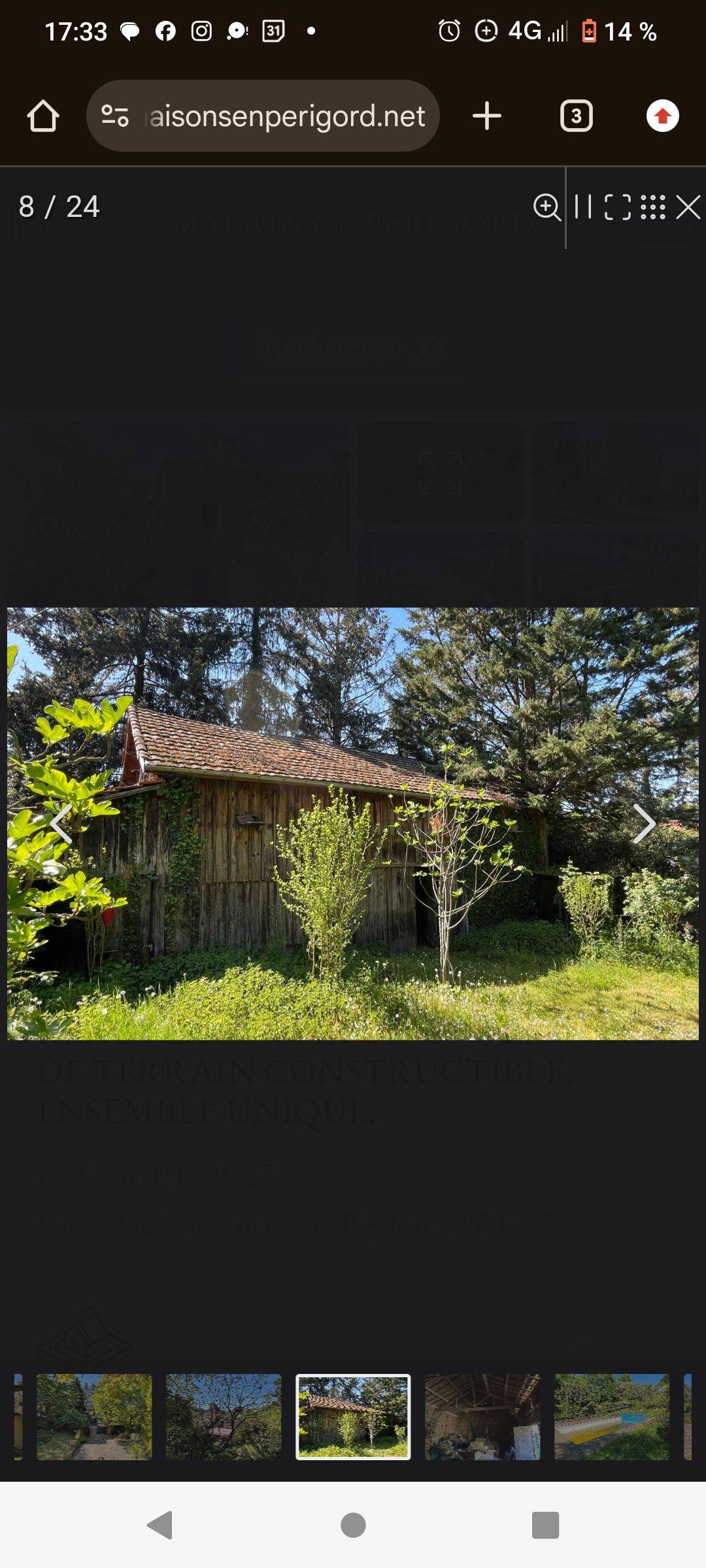 Une photo de l’annonce