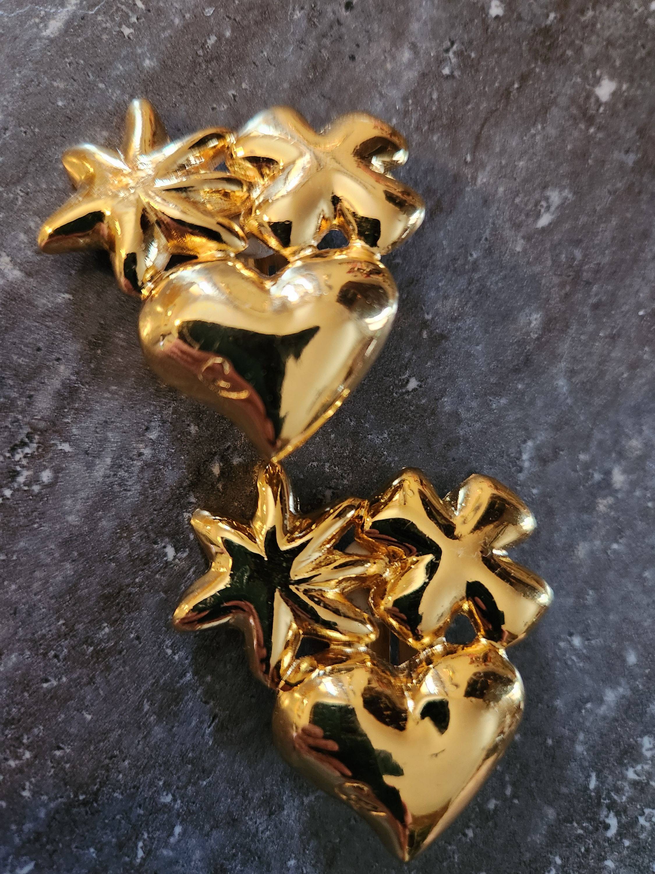 Vends clip étoile croix cœur Christian Lacroix