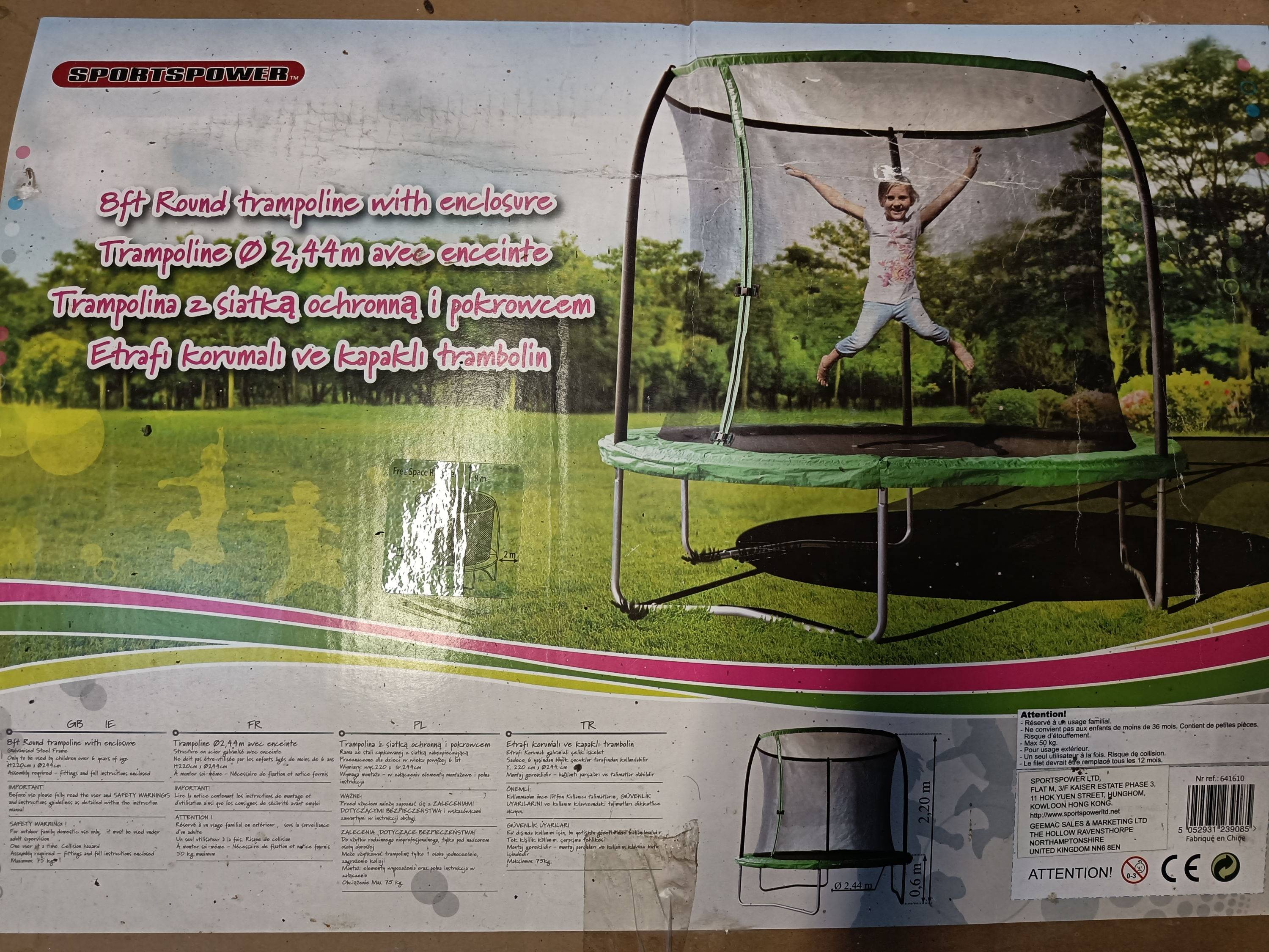Vends petit trampoline