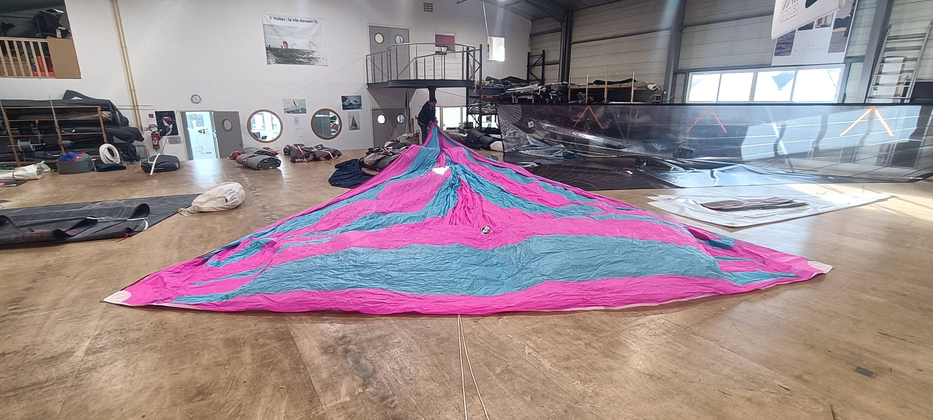 Voile spynaker symétrique