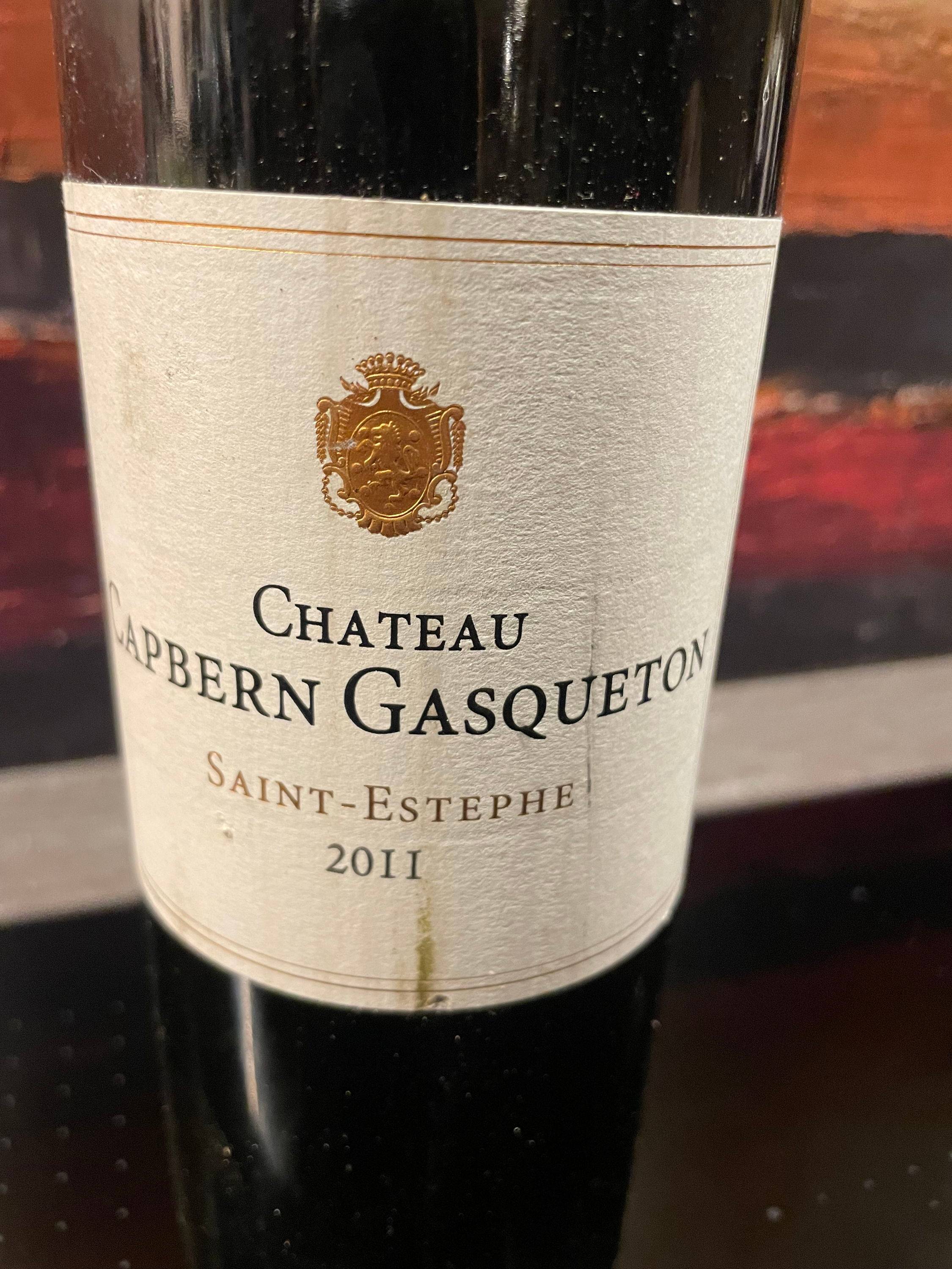 Vends 1 Bouteille Château Capbern Gasqueton 2011 Saint-Estèphe