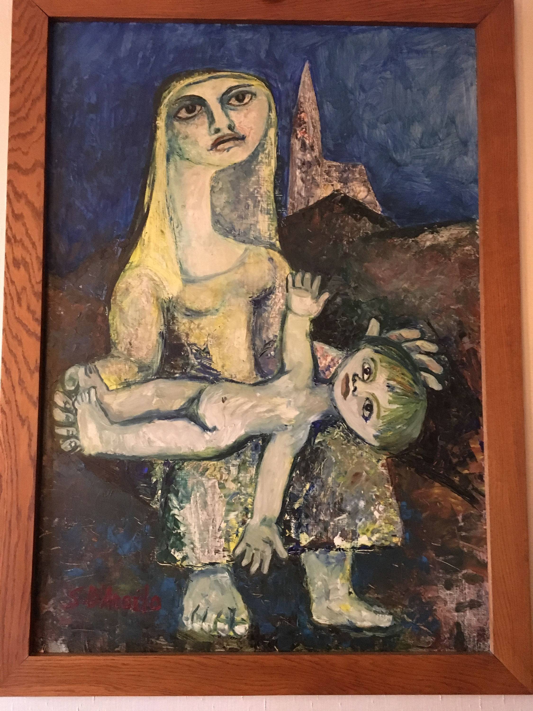 Vends tableau Sergio d'Angelo 1971