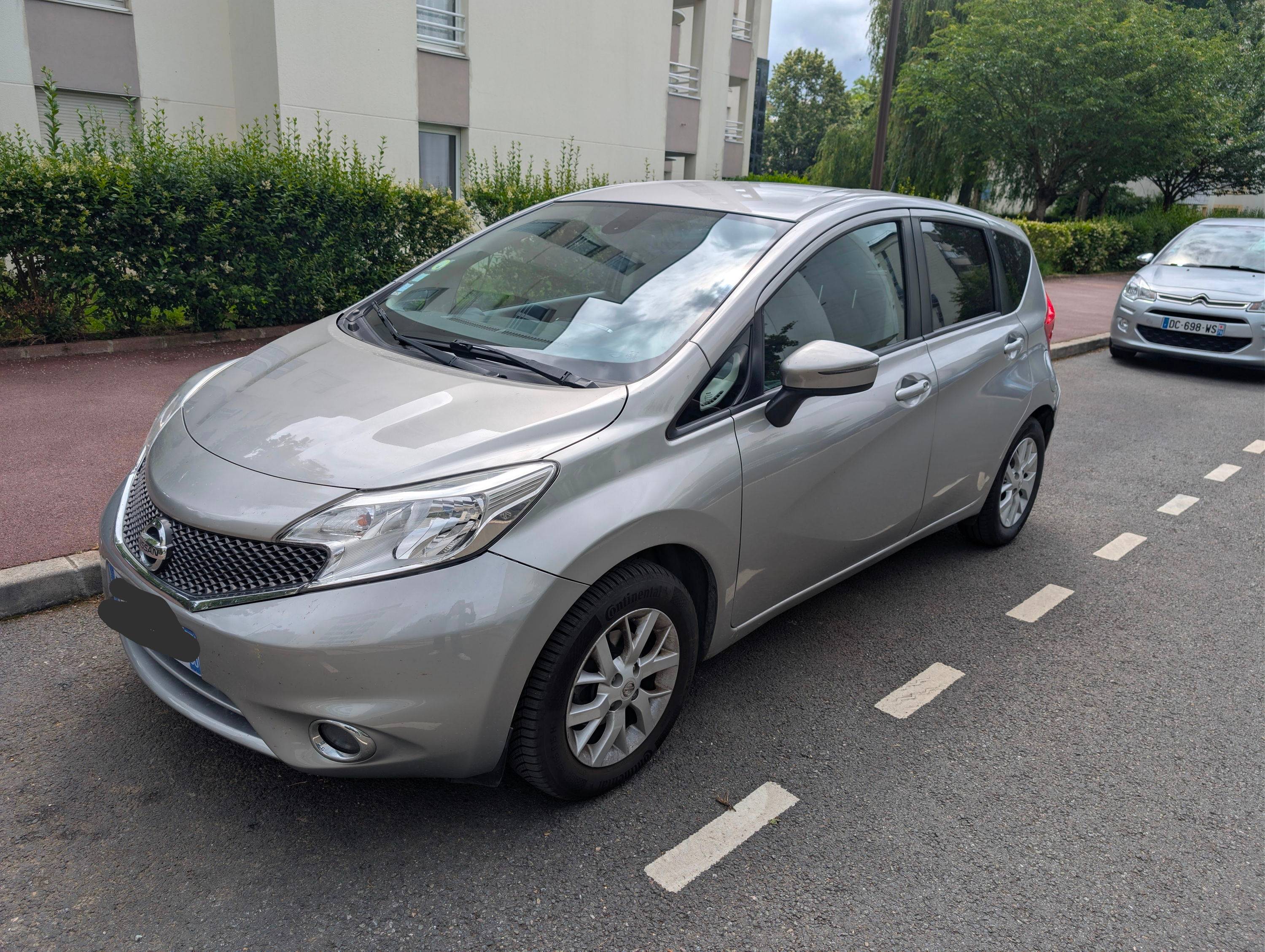 Vends Nissan Note II, 2016, 132200km