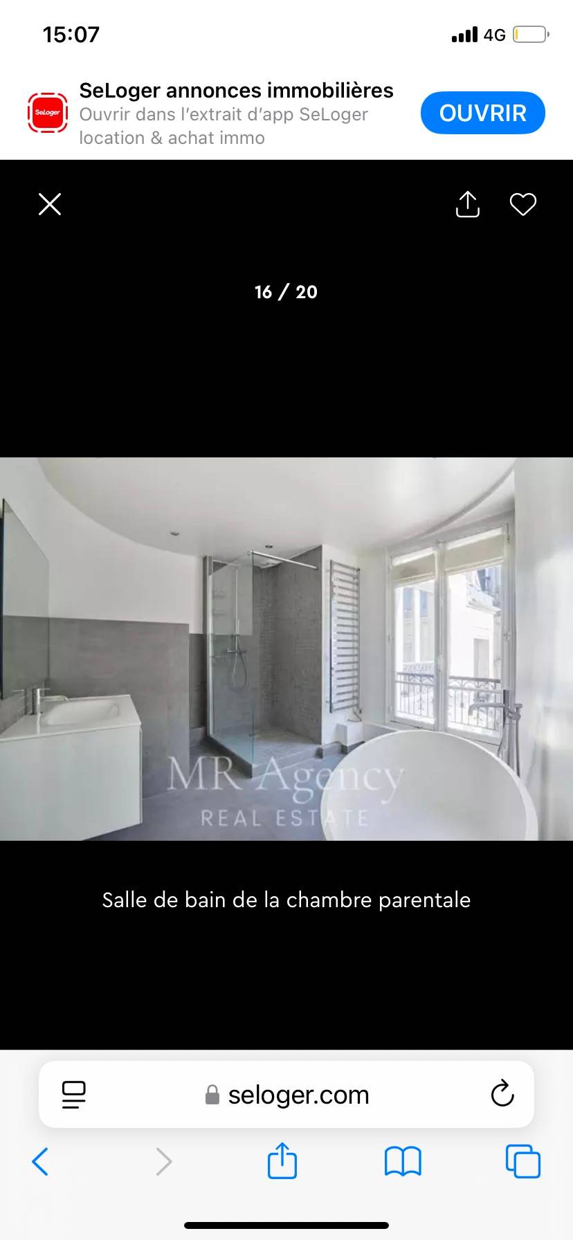 Une photo de l’annonce
