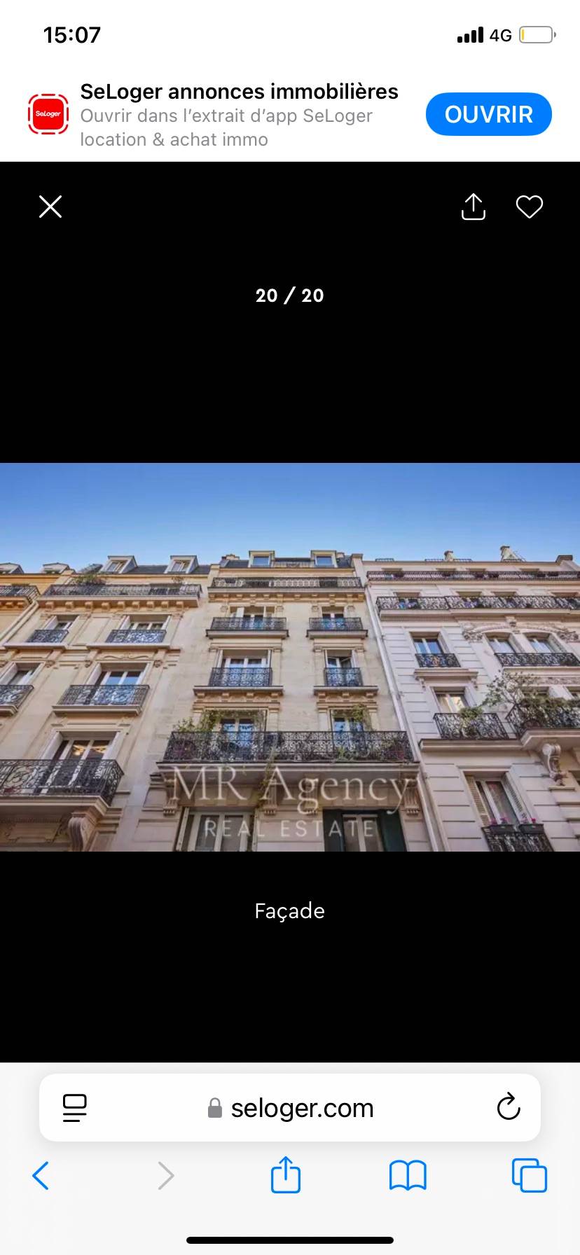 Une photo de l’annonce