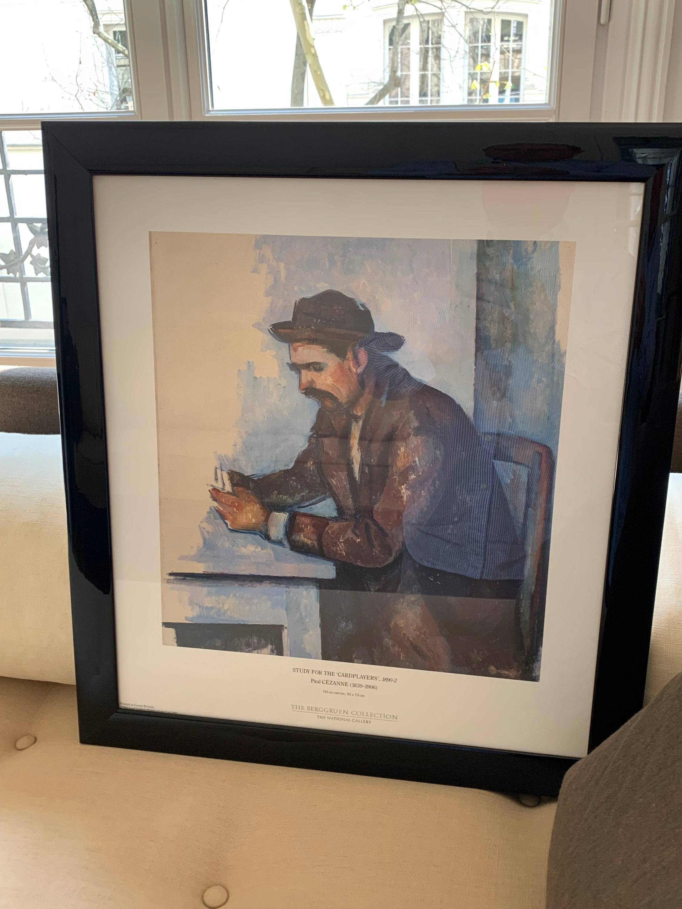 Affiche Cézanne cadre laqué