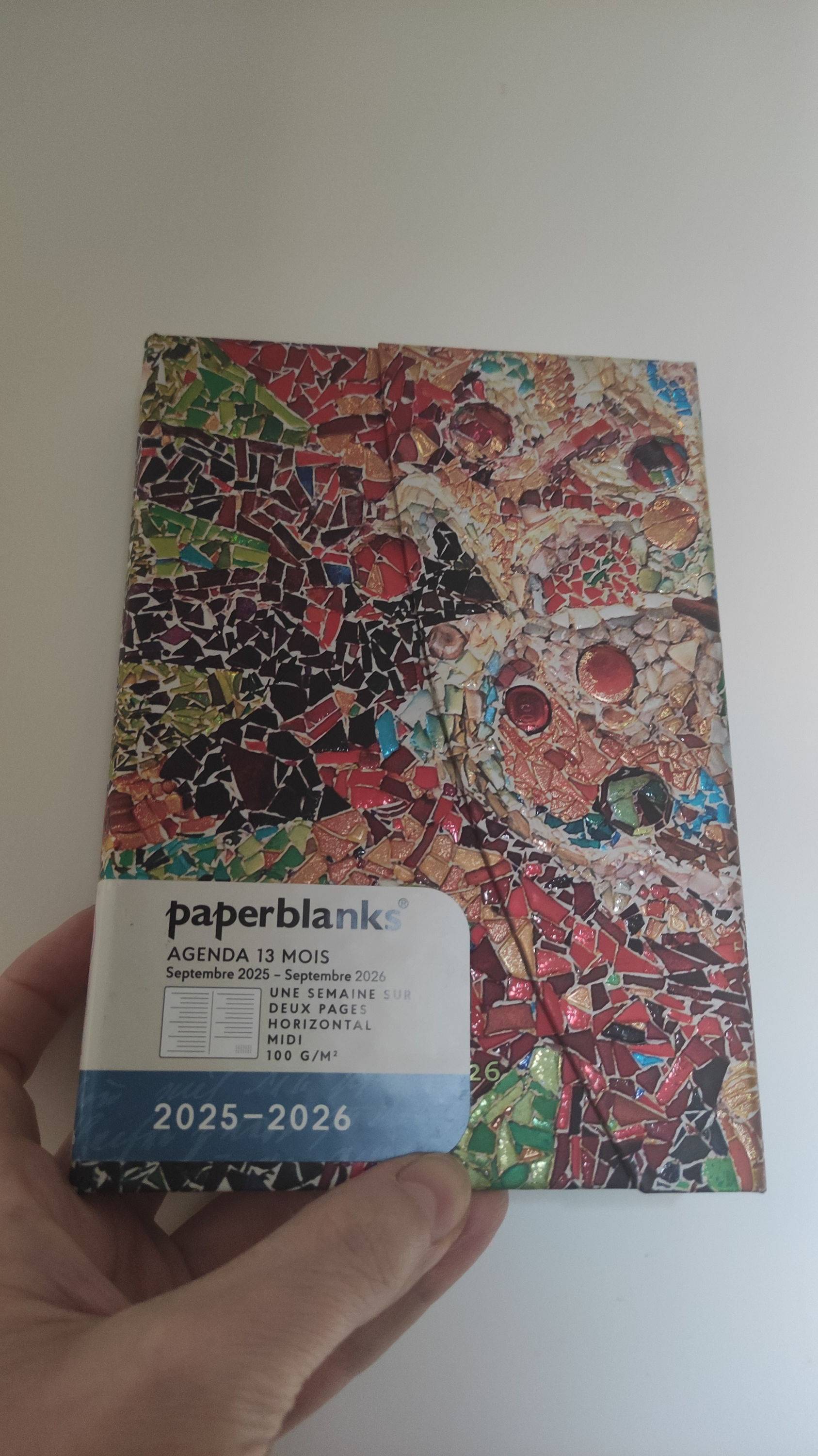 Vends agenda Paperblanks 2025-2026 Gaudi
