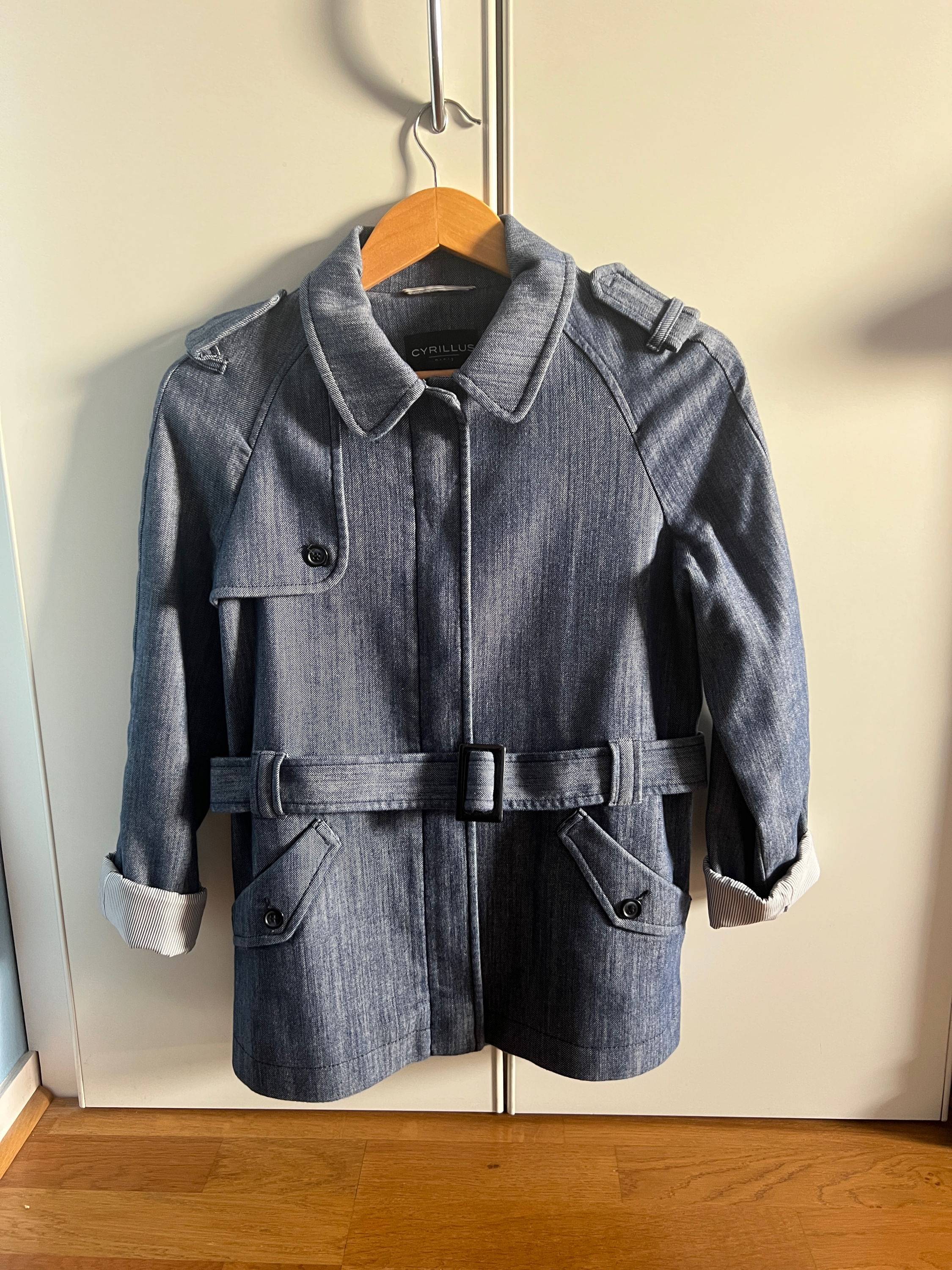 Vends veste style saharienne en jeans Cyrillus comme neuve - Taille S