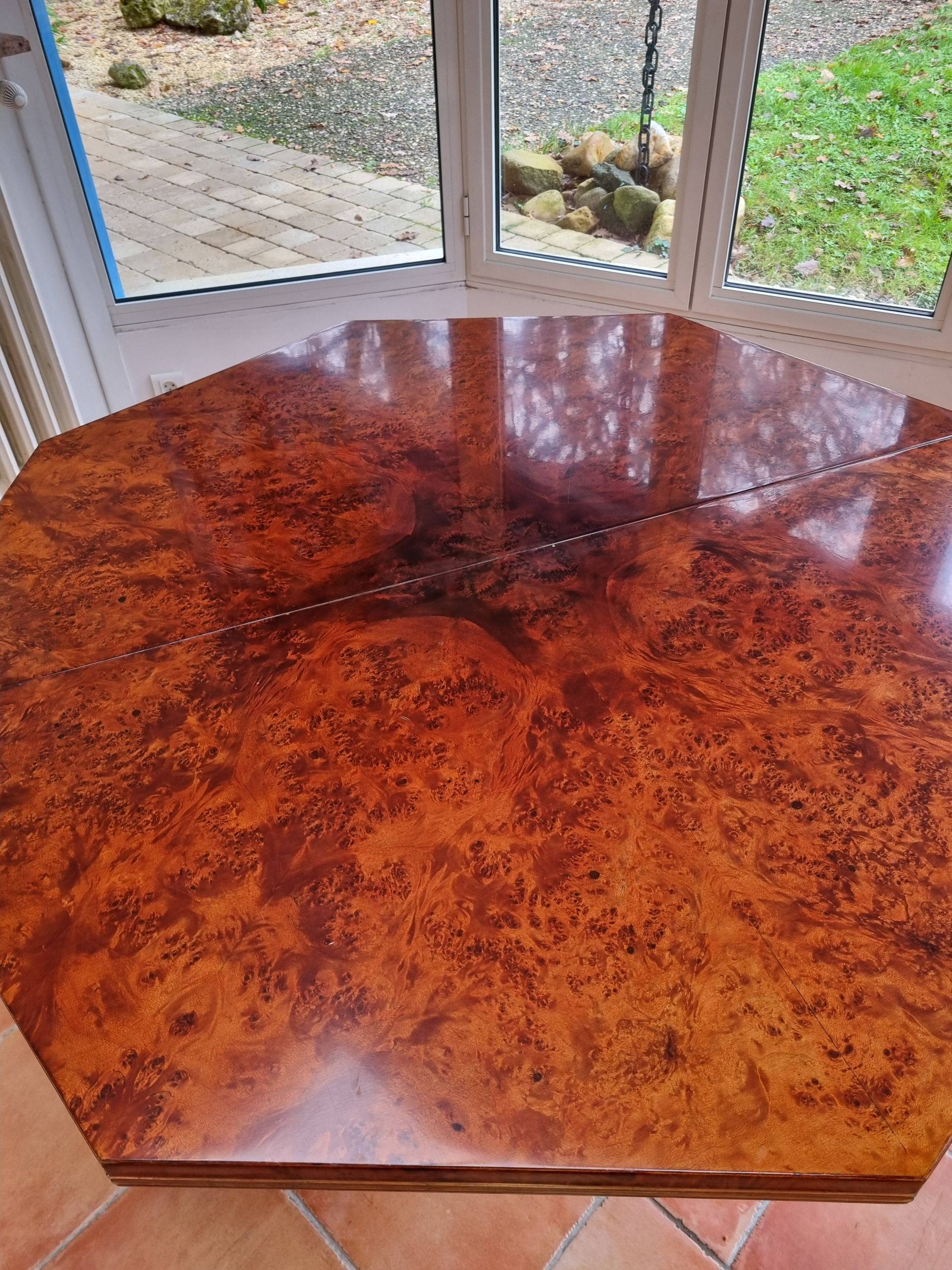 Vends table octogonale Roche Bobois