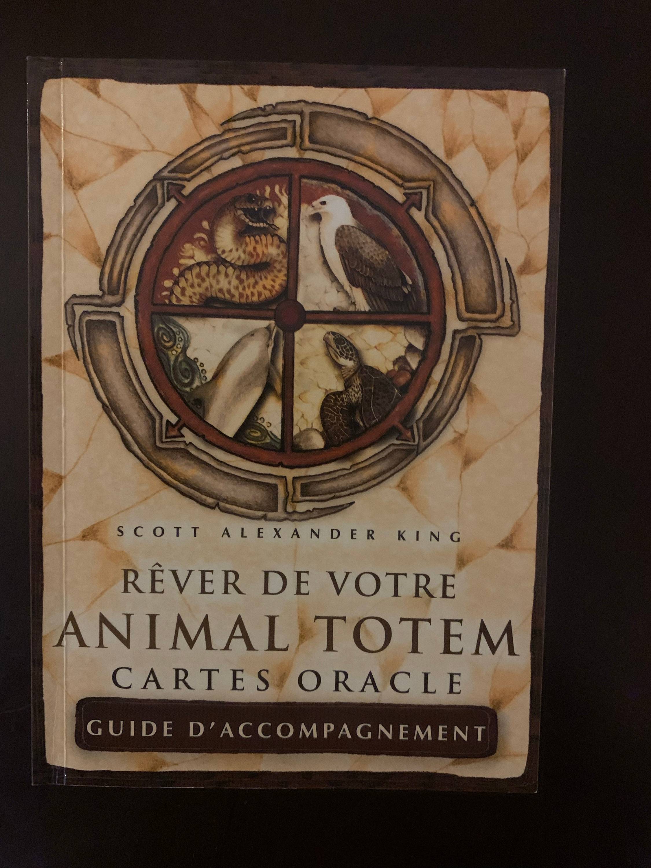 Vends coffret Oracle : Rêver de votre animal totem - Scott Alexander King (Complet)