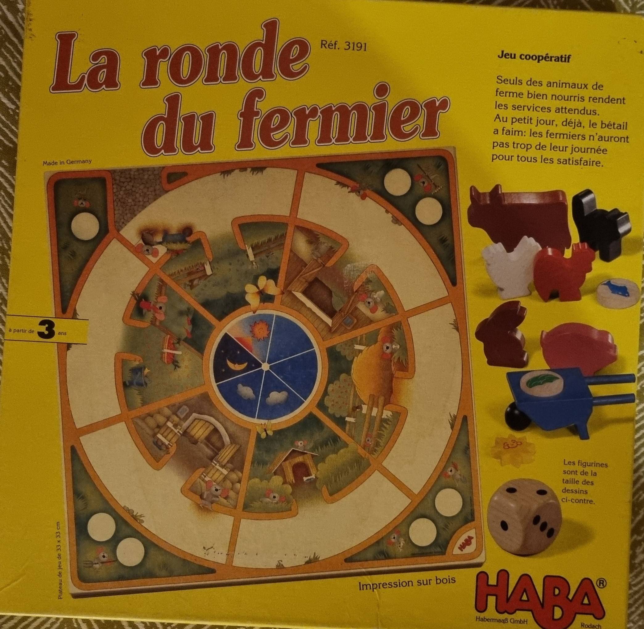 La ronde du fermier – collection Haba – Jeu coopératif à partir de 3 ans