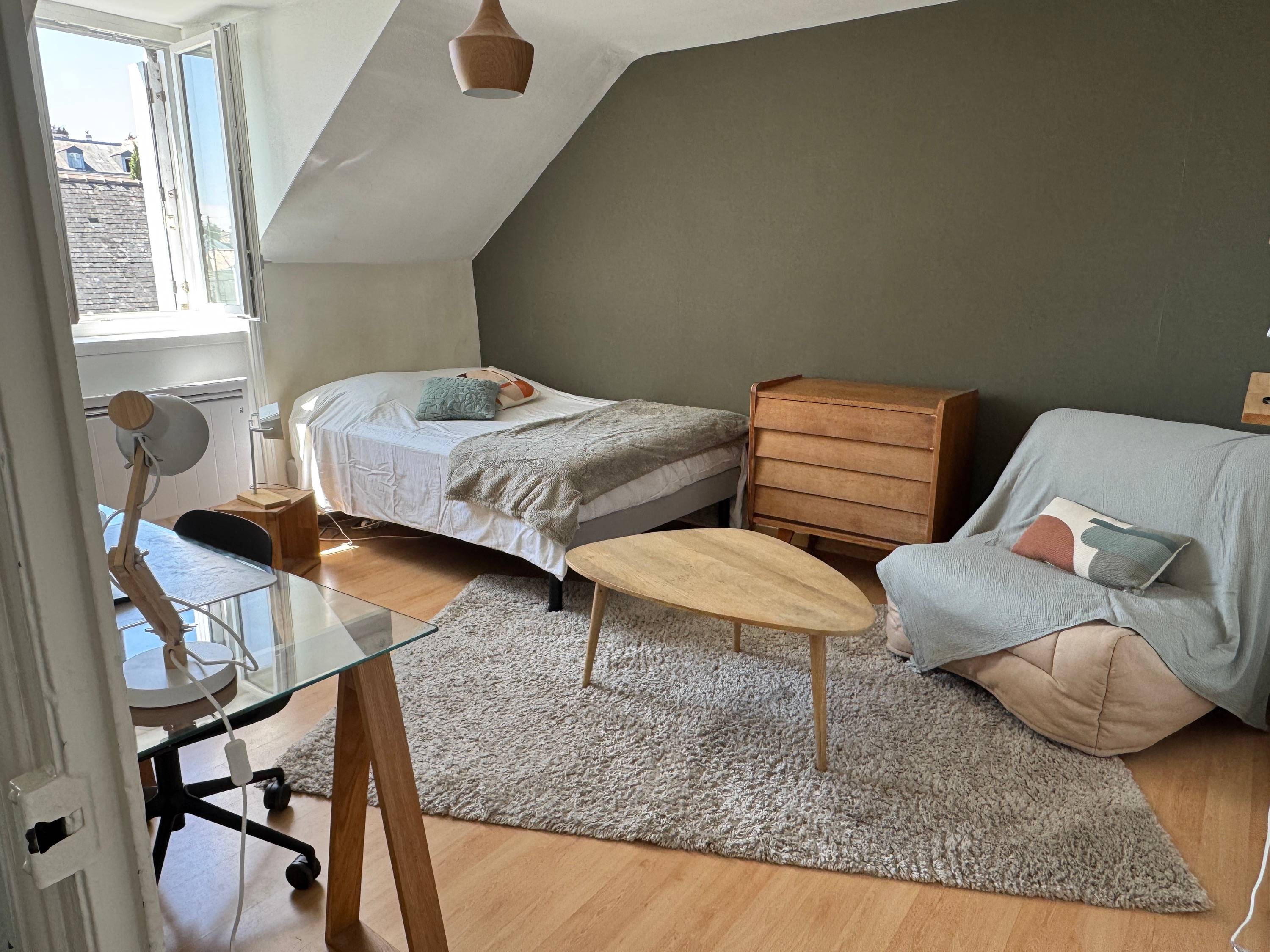 Location juillet-août T1bis 28m² Nantes Viarme