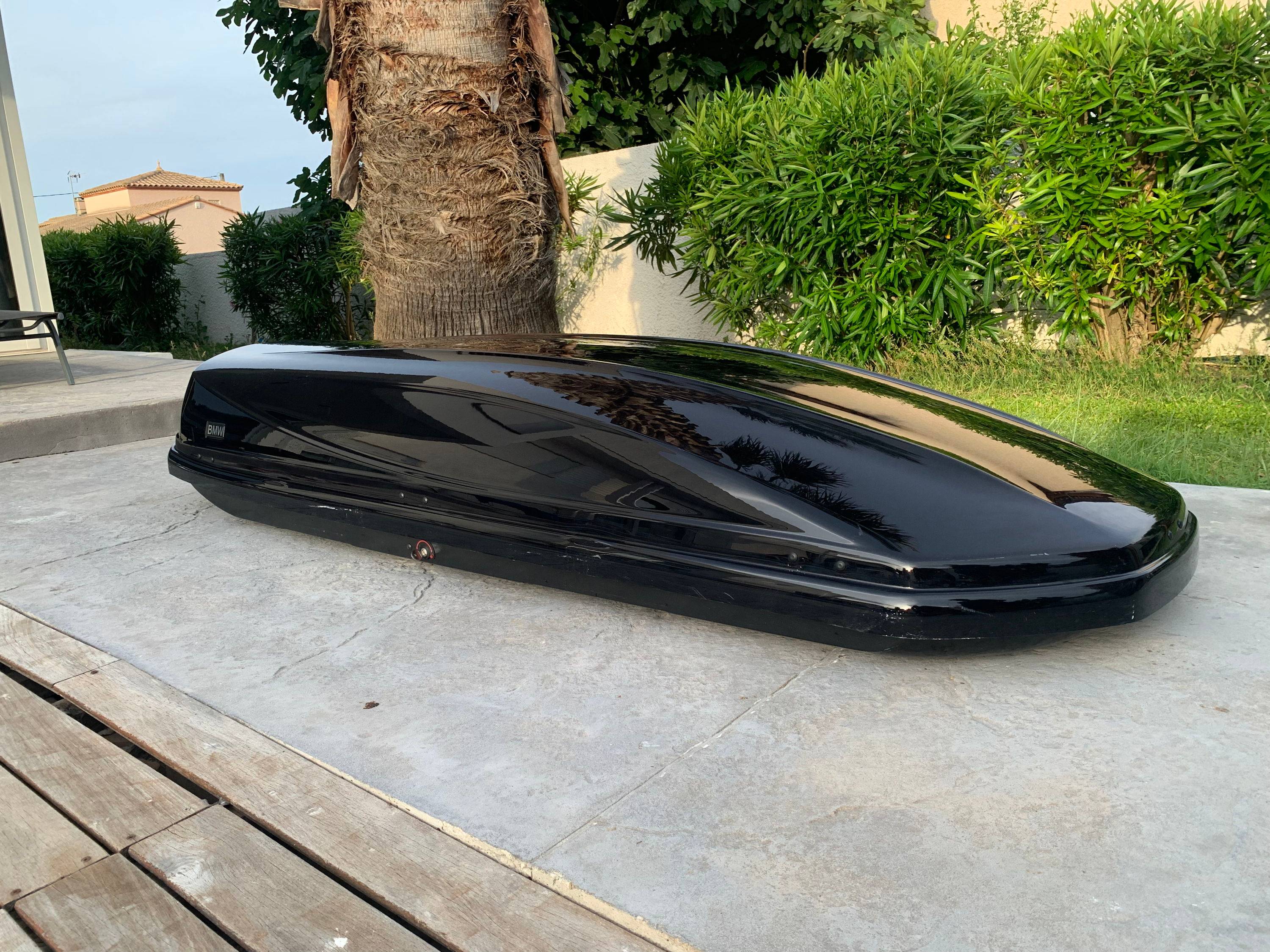 Vends coffre de toit BMW 460L - Noir brillant - Excellent état