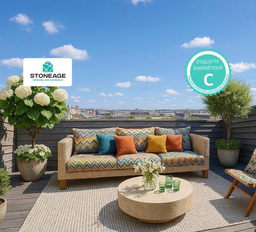 Vends appartement vue plein ciel - 120m² - Quais des Chartrons