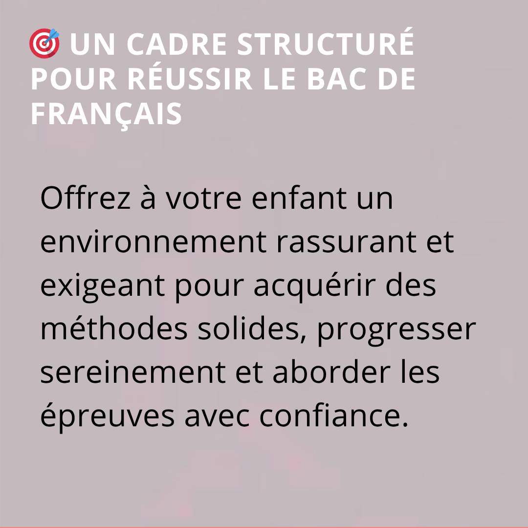 Propose accompagnement Bac Français – Programme boost - Saint-Germain-en-Laye