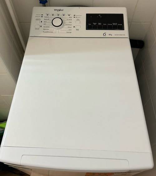Vends lave-linge top Whirlpool TDLR6265FR