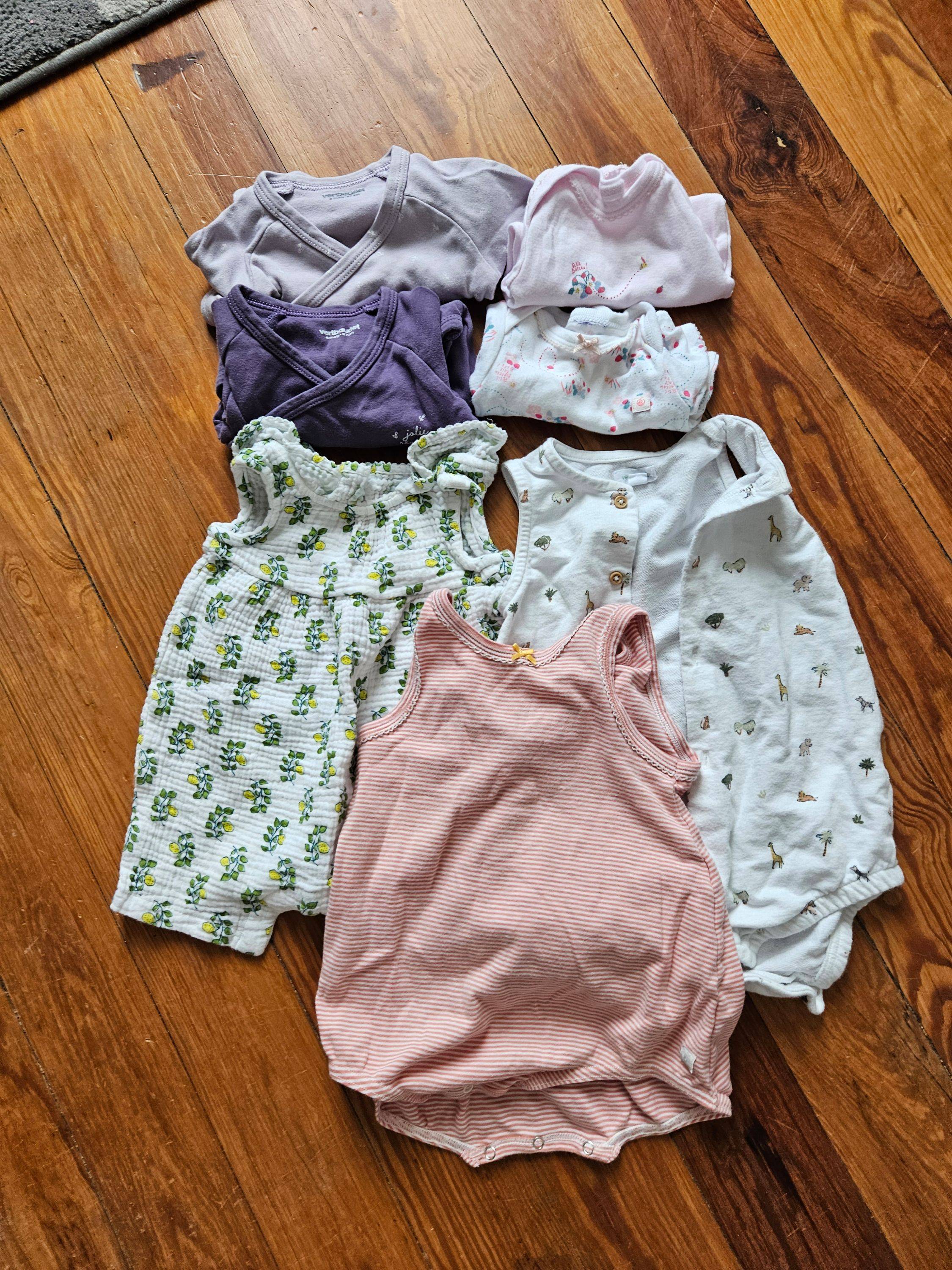 Vends vêtements bébé - Taille 6 mois